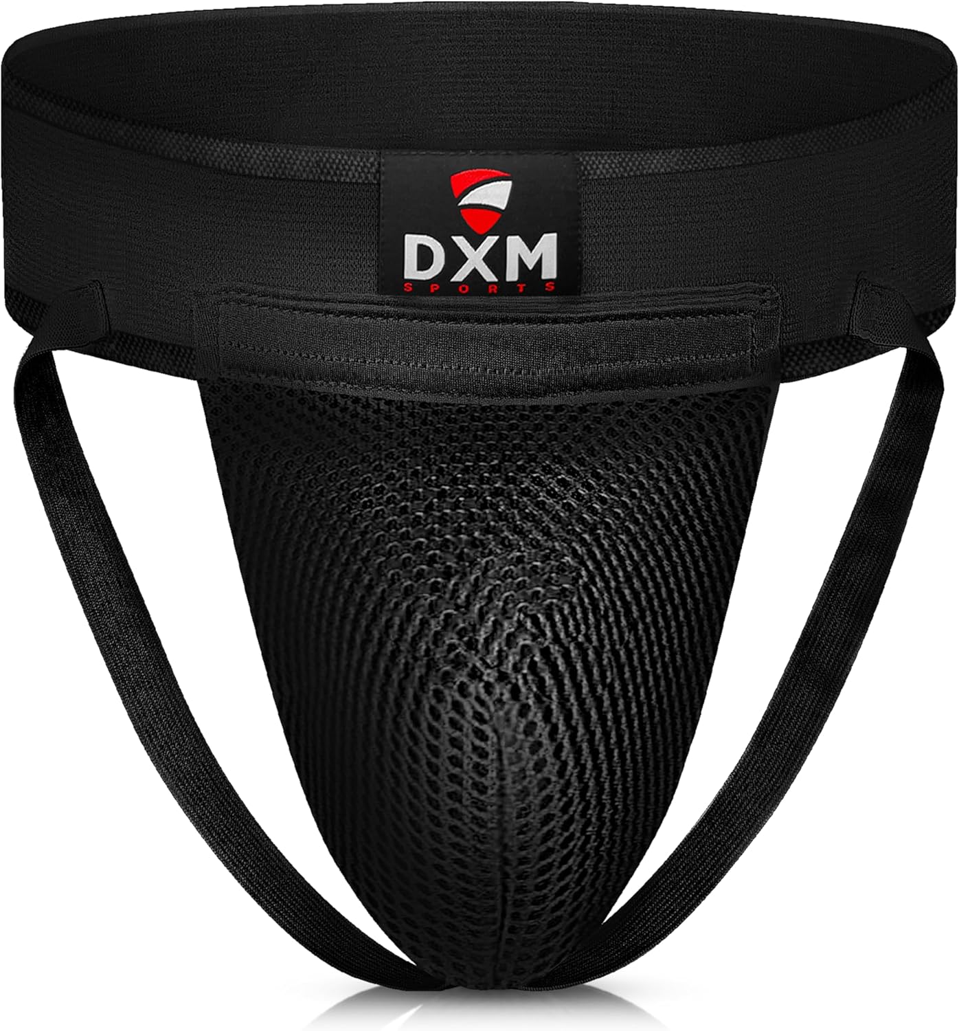 DXM SPORTS Boxing Groin Protector Men – Adjustable Groin Guard for Kickboxing, Taekwondo Sparring Gear, Muay Thai, Martial Arts Training
