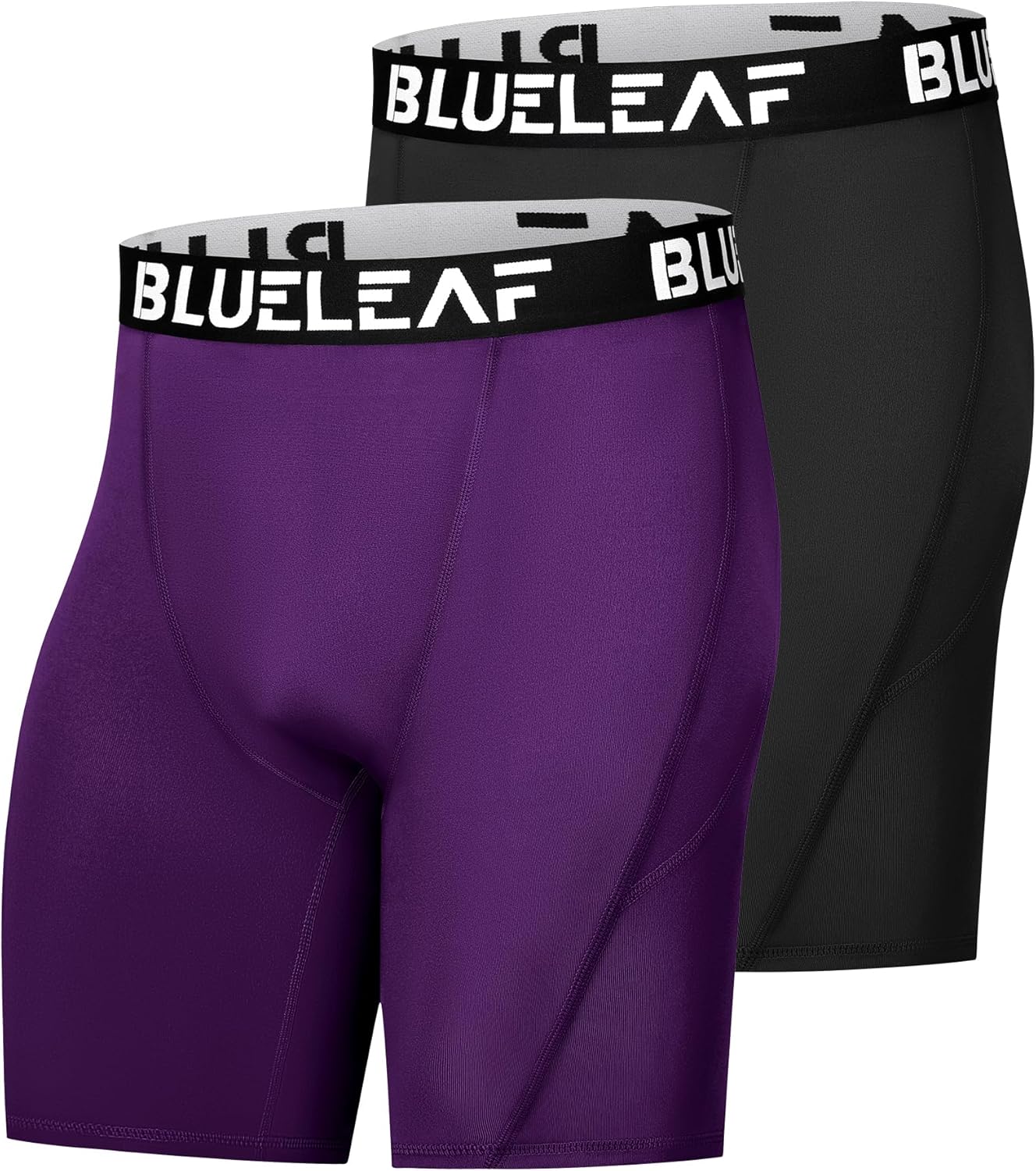 Blueleaf Men's Compression Shorts Sports Running Spandex Shorts Performance Athletic Workout Base Layer Underwear