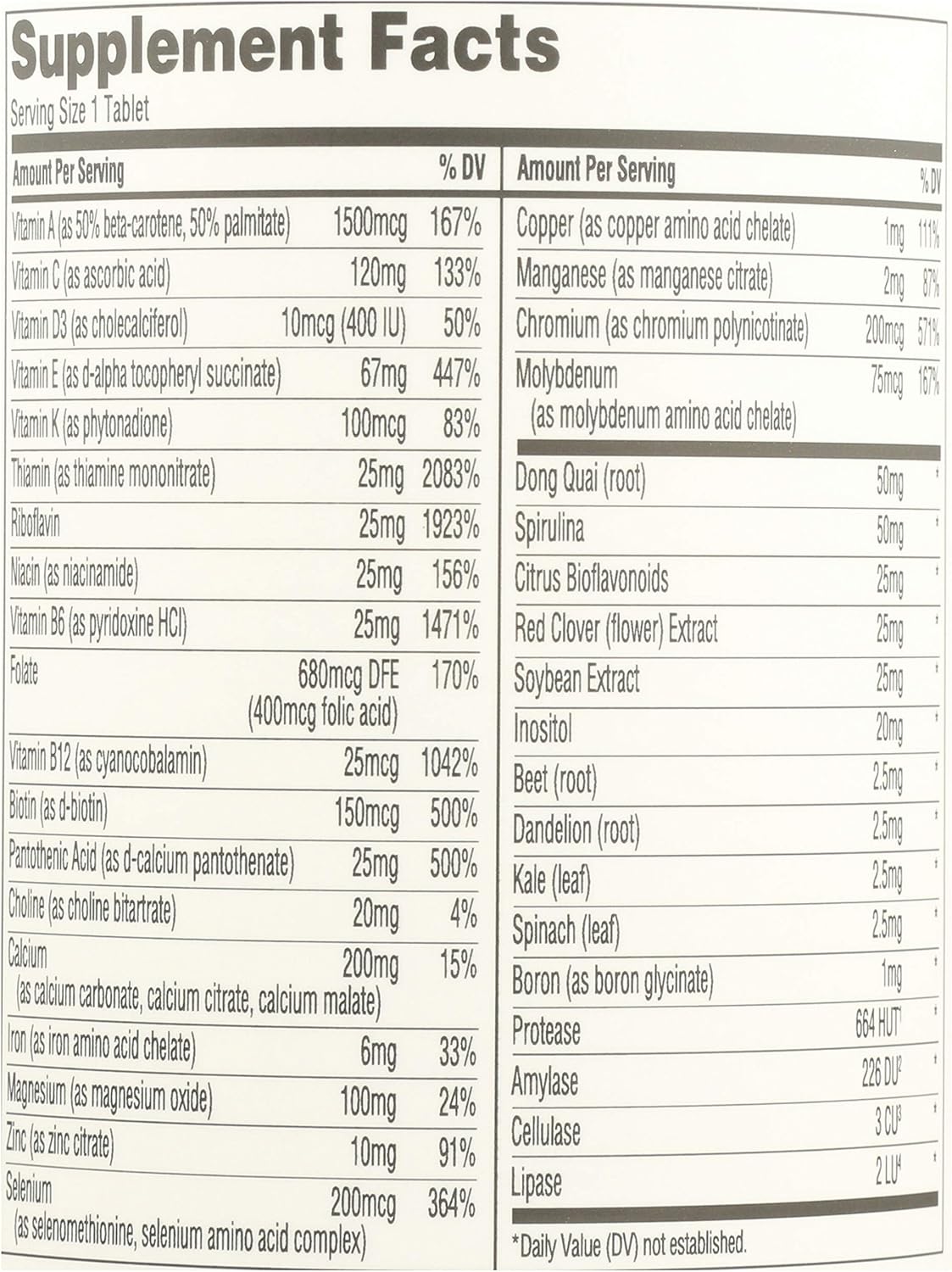 365 by Whole Foods Market, Women's One Daily Multivitamin Tablets, 180 Count