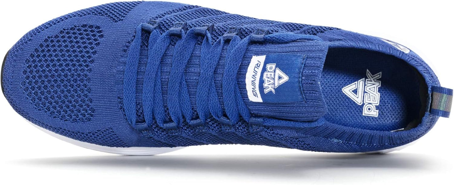 PEAK Mens Lightweight Walking Shoes Comfortable Slip On Sports Sneakers for Tennis, Gym, Running, Casual Workout