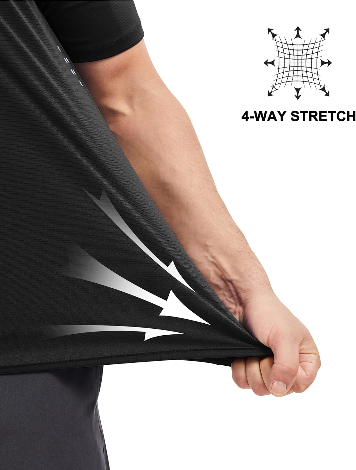 MAGCOMSEN Mens Rash Guard Short Sleeve UPF 50+ Sun UV Quick Dry Shirts Workout Swim Running Athletic T-Shirt