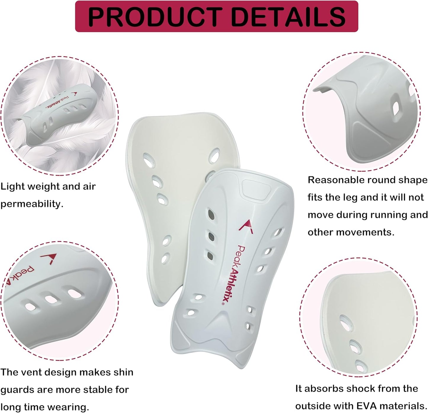 Soccer Shin Guards – Lightweight Protective Gear for Youth & Adults