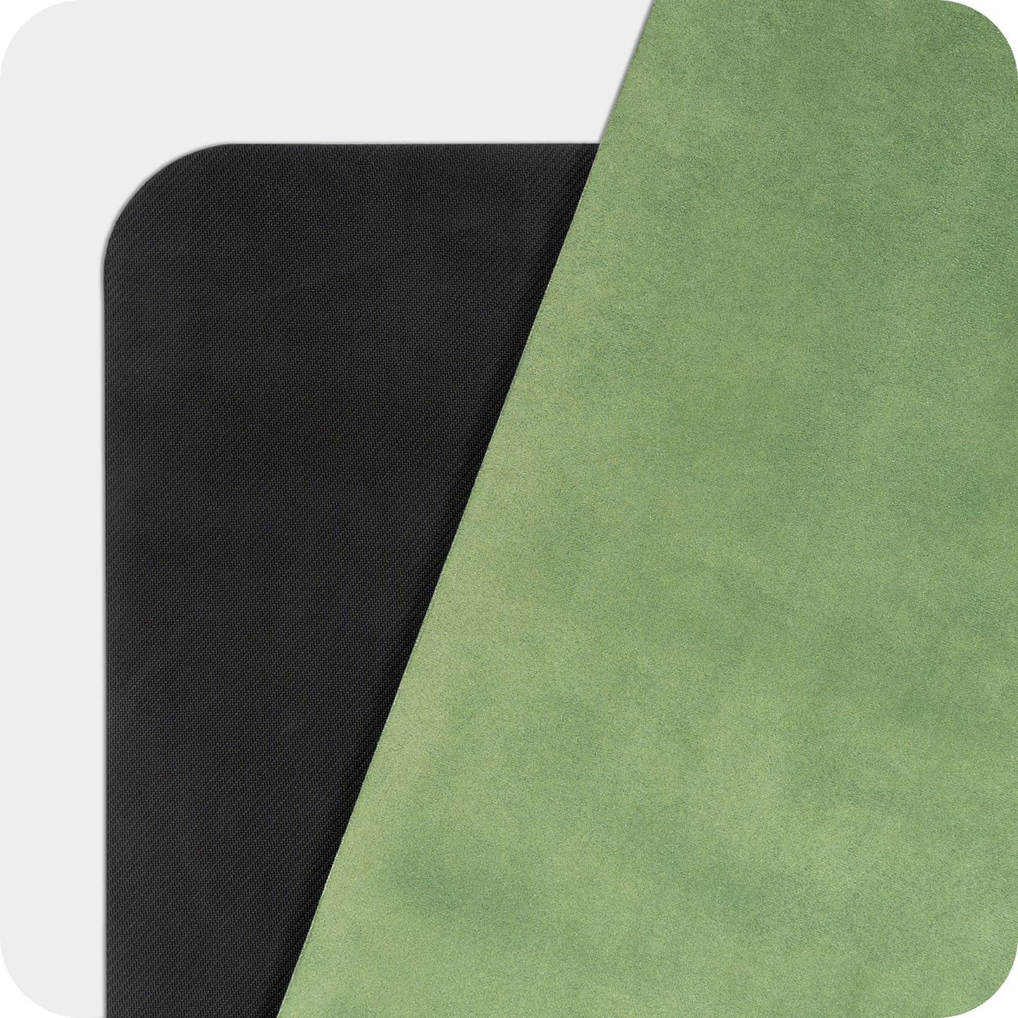 4mm Cushioned Exercise Mat for Yoga & Pilates - Anti Slip, Polyurethane with Suede Top & Carrying Strap