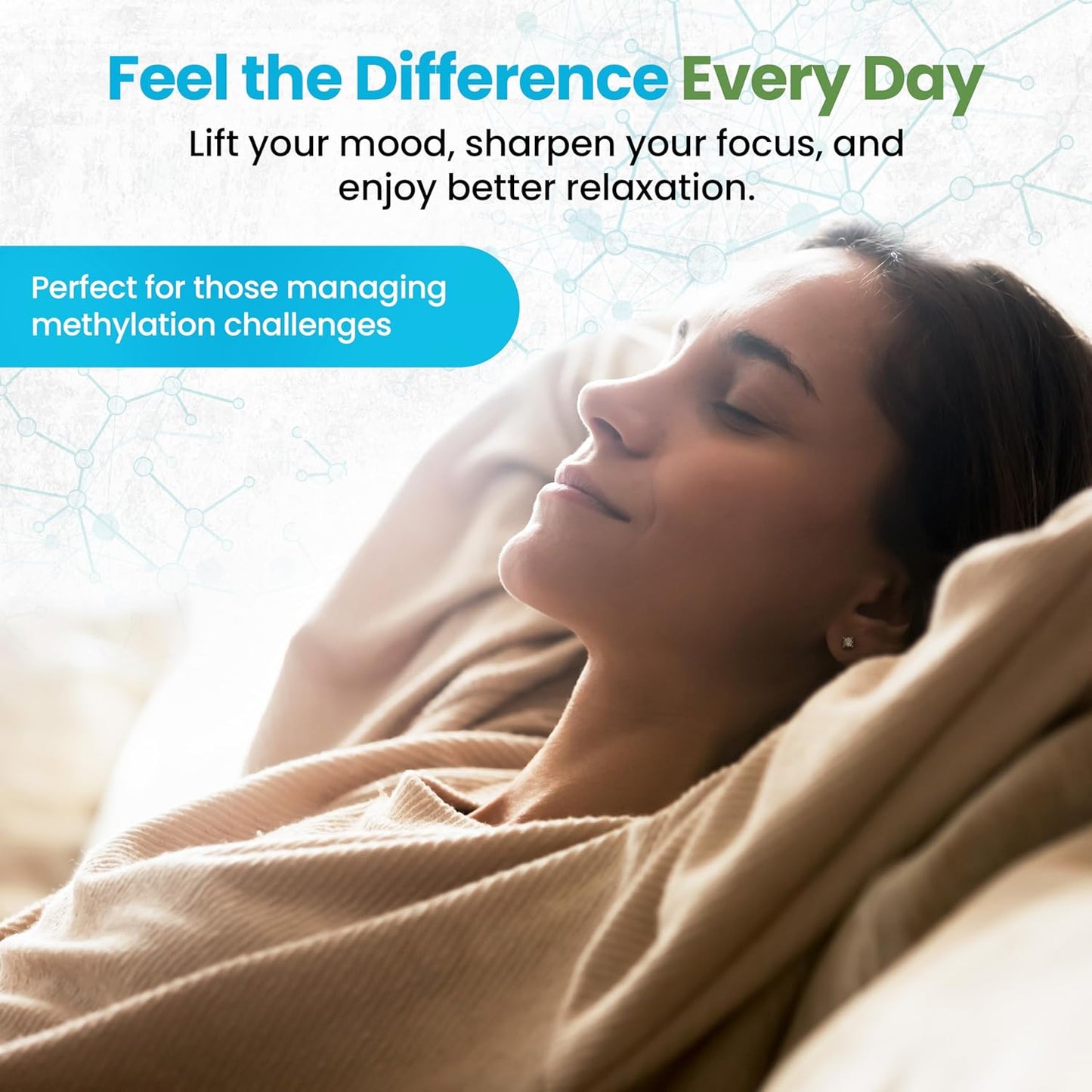 Methylation Pro Topical Cream - Advanced Methylation Support with Methyl Folate, B6, D3 & K1 for Mood, Focus, Energy & Overall Well-Being - Transdermal Vitamin Supplement for Better Absorption