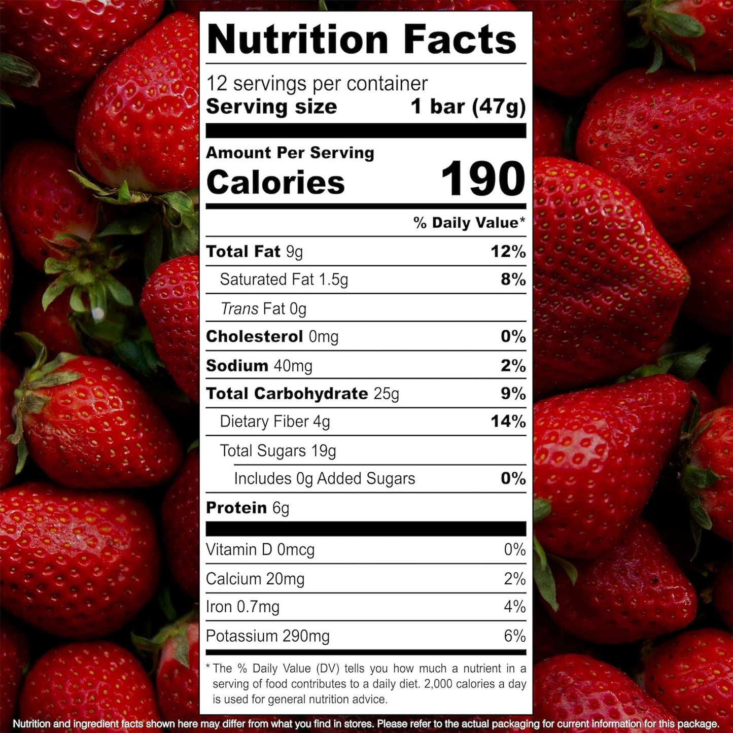 JONESBAR (Peanut Butter and Jelly, 12 Count (Pack of 1)), USDA Organic Fruit & Nut Bar, Non-GMO, Kosher, Vegan, Gluten Free, Simple Snack Bar