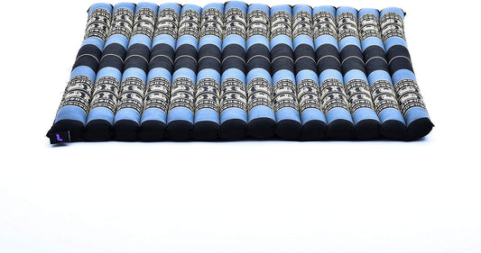 Leewadee Zabuton Seating Cushion – Square Floor Seat for Meditation Exercises, Light Yoga Mat Filled with Kapok