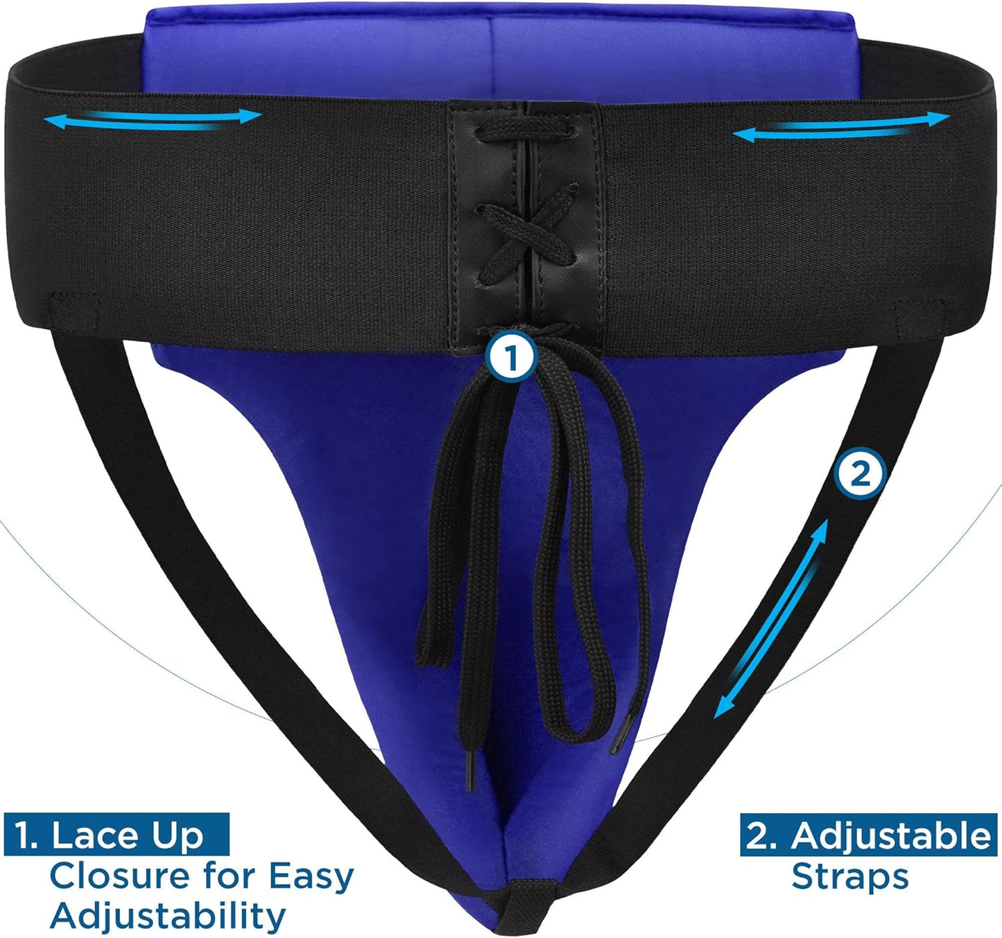 RDX Groin Protector for Boxing, Muay Thai, Kickboxing and MMA Training, Maya Hide Leather Abdo Gear for Martial Arts , SATRA Approved Abdominal Guard for Karate and Taekwondo