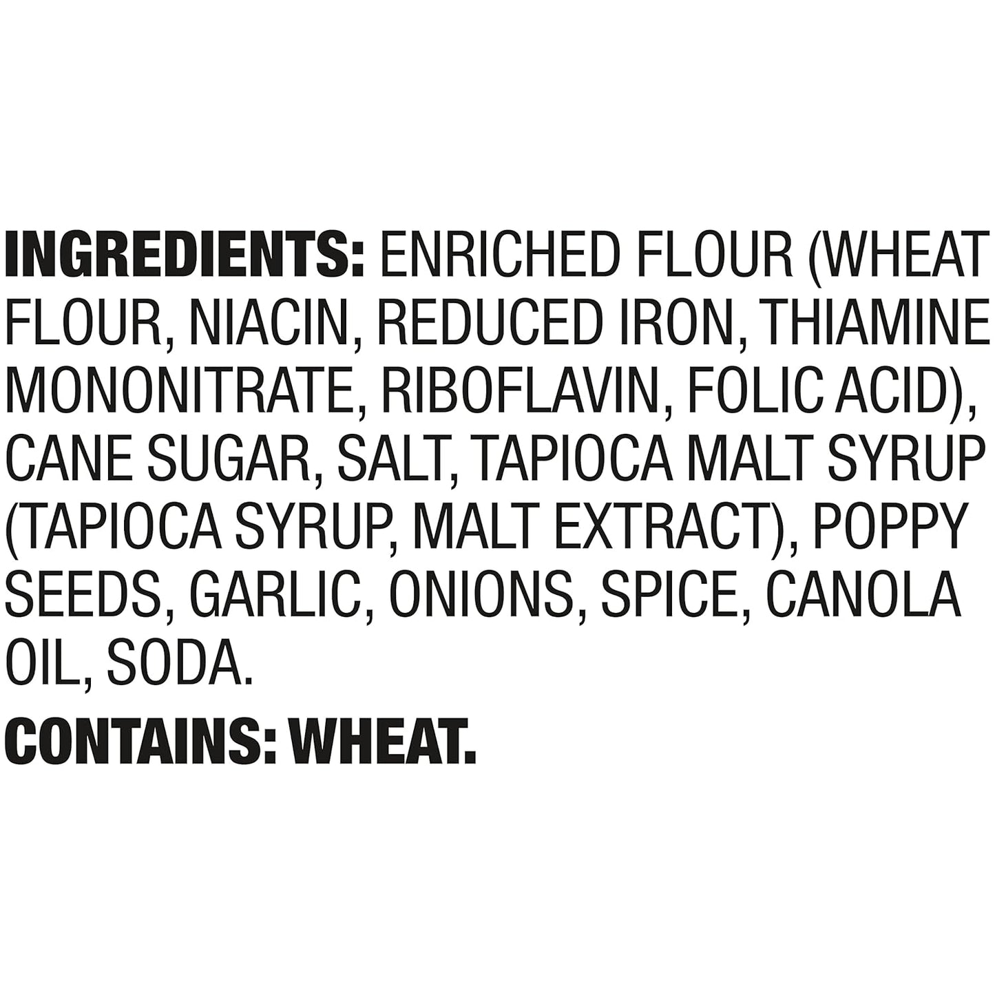 Snack Factory Everything Pretzel Crisps, Non-GMO, 7.2 OZ Resealable Bag