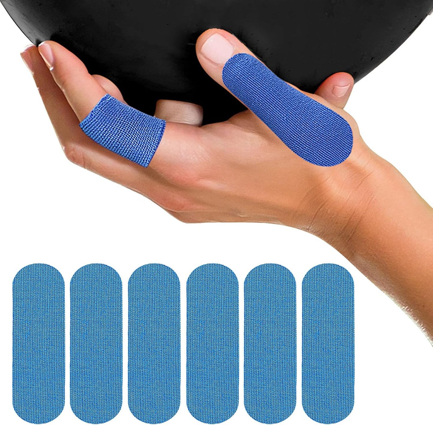 CougZed 120PCS Bowling Finger Tape Set, Premium Bowling Thumb Tape & Bowling Tape for Fingers, Essential Accessories for Men & Women Bowlers, Durable Sport Workout Support (Blue)