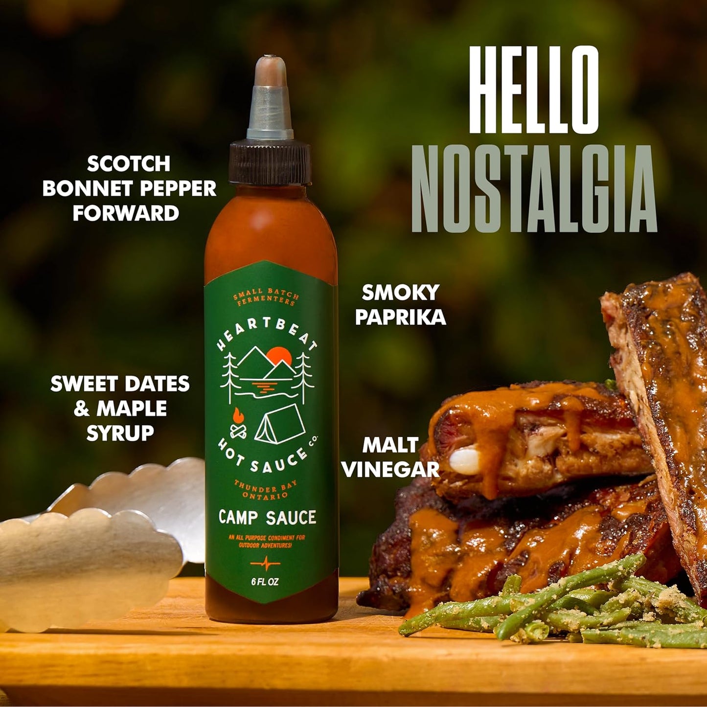 Heartbeat Hot Sauce Co. | Camp Sauce, 6 oz.