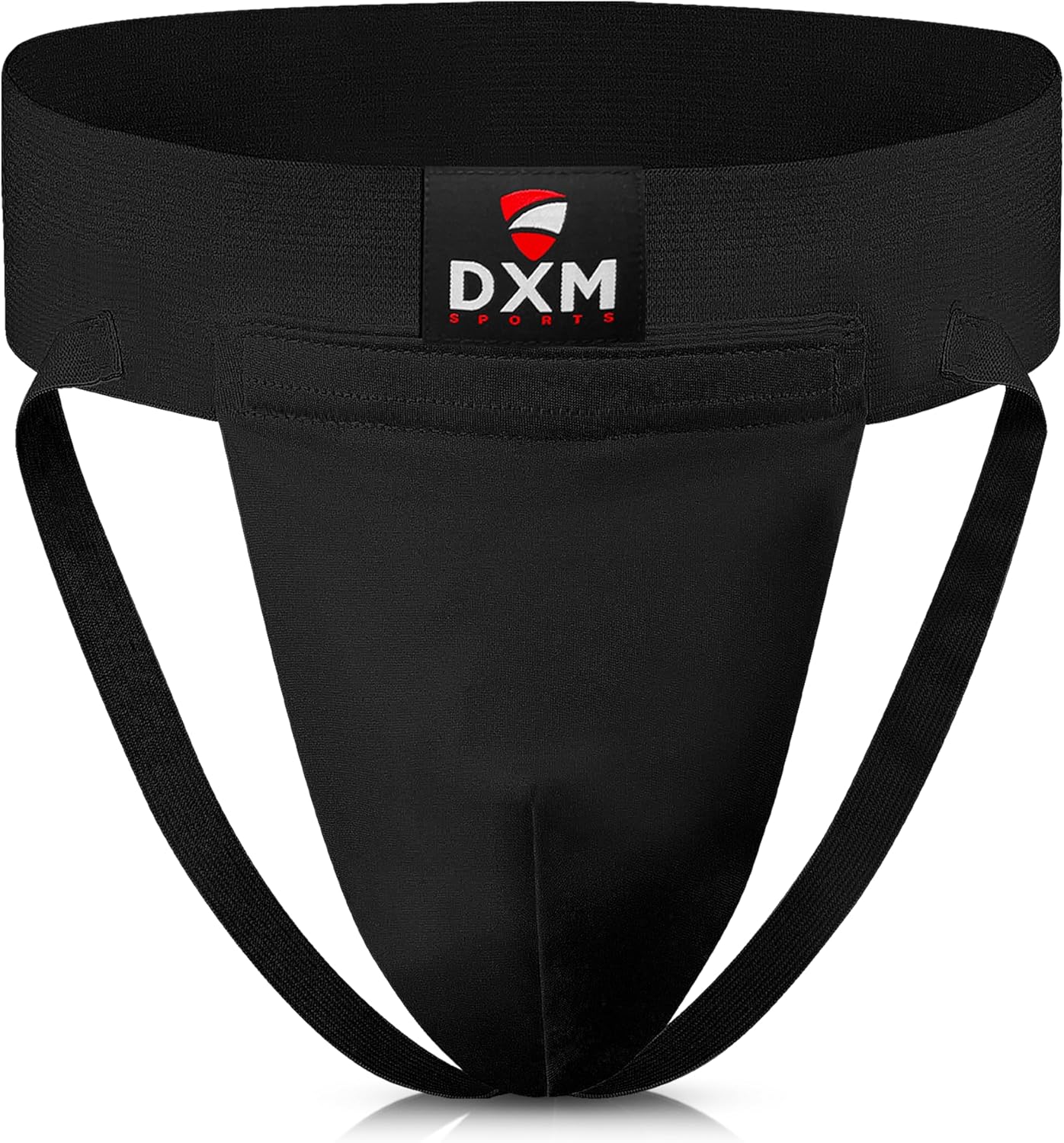 DXM SPORTS Groin Protector Cup Men, Boxing Kickboxing MMA Muay Thai Sparring Groin Guard, Ventilated Adjustable, Karate Fighting Training, Underwear Jiu Jitsu BJJ Protection