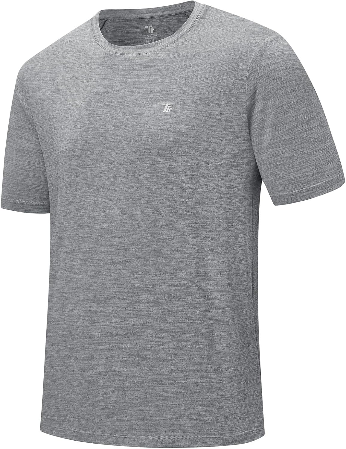 BGOWATU Men's Quick Dry Workout Athletic Shirts Lightweight Tennis Shirts for Men Running Gym Tops