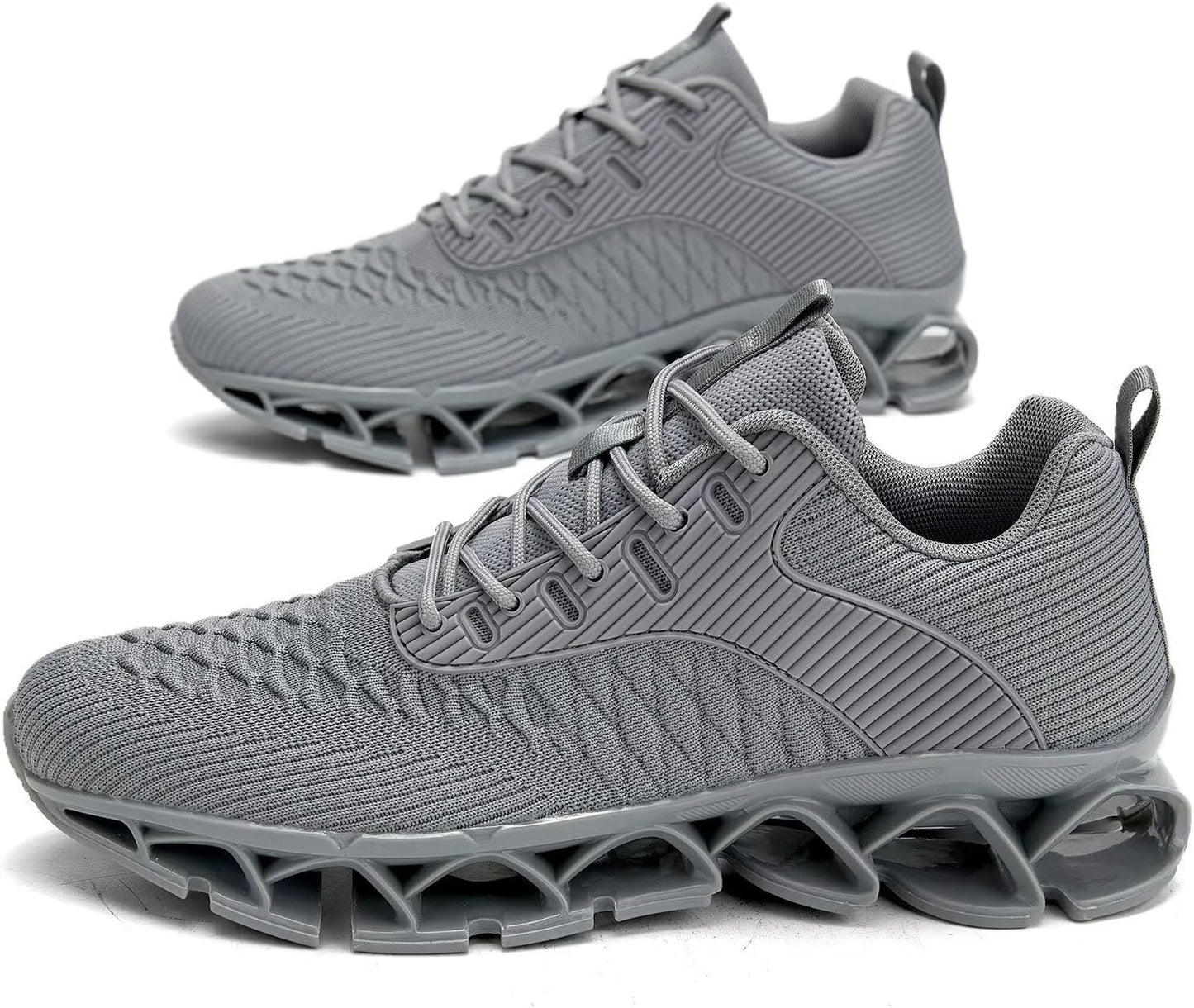 Men's Slip on Walking Running Shoes Blade Tennis Casual Fashion Sneakers Comfort Non Slip Work Sport Athletic Trainer