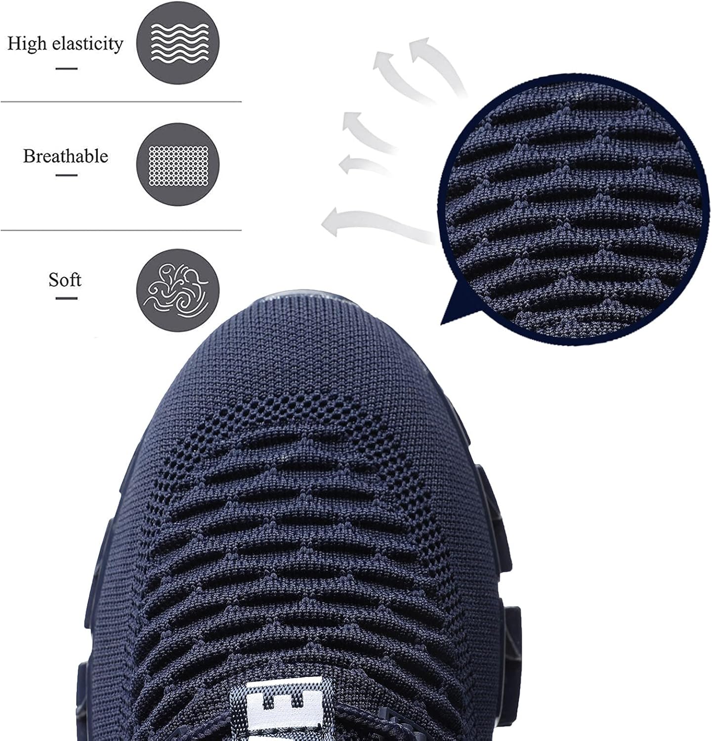 Men's Running Shoes Blade Tennis Walking Fashion Sneakers Breathable Non Slip Gym Sports Work Trainers