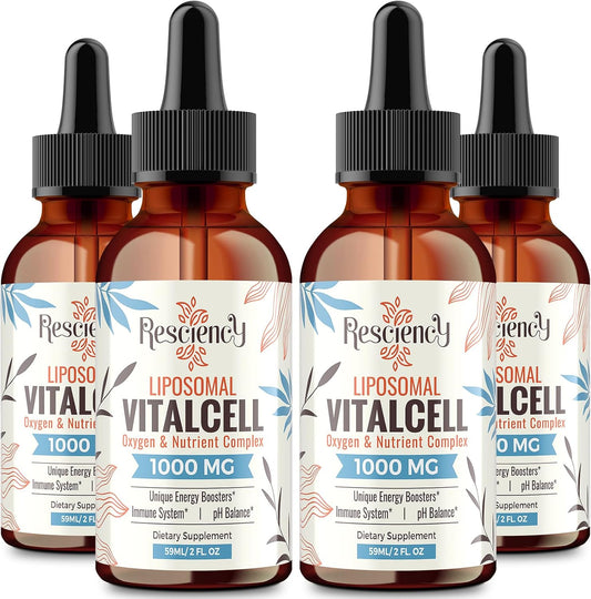 13-in-1 Liquid Oxygen & Nutrient Supplement for Energy, Altitude Support, Performance, Antioxidant, Immune, Fatigue & Detox, Liposomal for High Absorption, pH Balance, Organic, Gluten Free, 8 Fl Oz