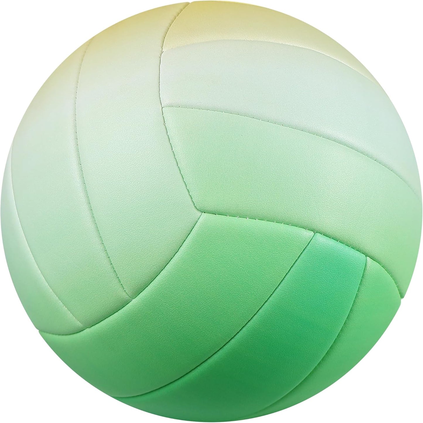 Size 5 Volleyball - Durable PU Leather, Indoor/Outdoor. Soft Control, Great Airtightness for Training/Games. Ideal for All Ages