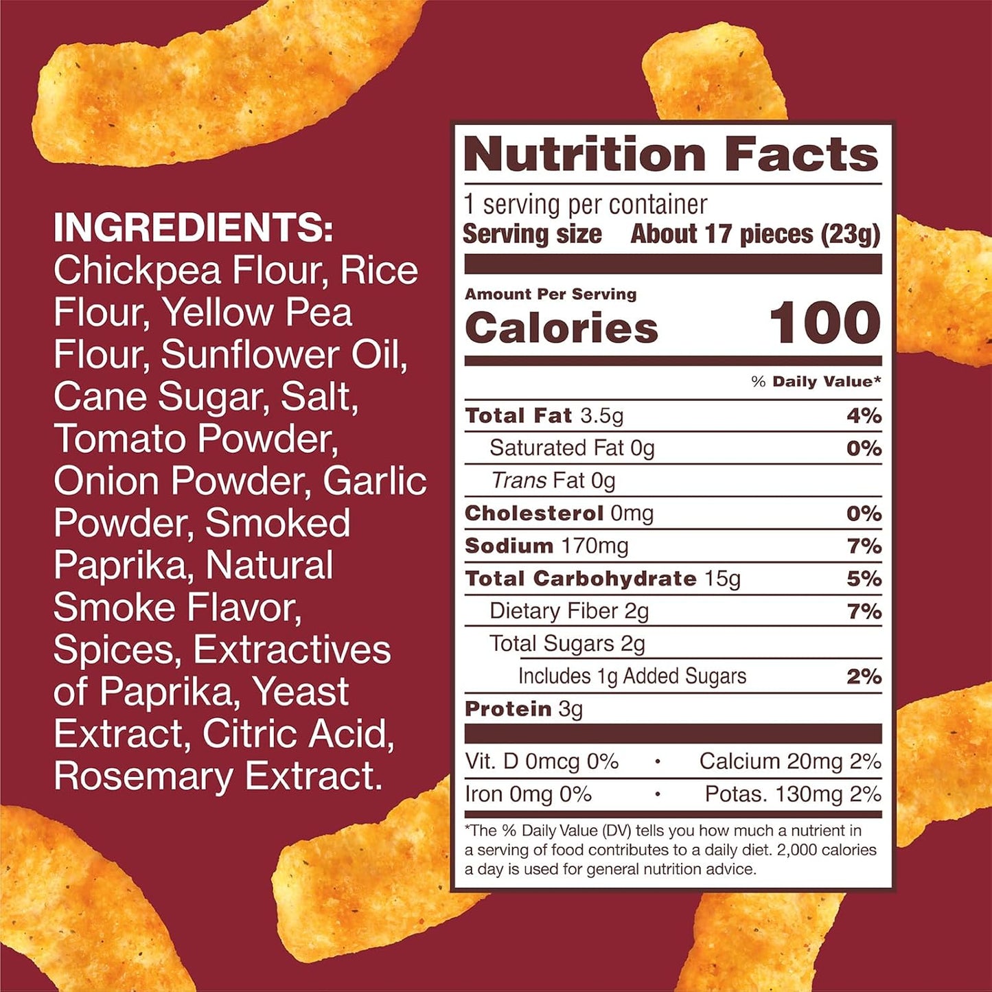 Hippeas Chickpea Puffs, Bold & Spicy Variety Pack: Barbecue, Sriracha, 0.8 Ounce (Pack of 18), 3g Protein, 2g Fiber, Vegan, Gluten-Free, Crunchy, Plant Protein Snacks
