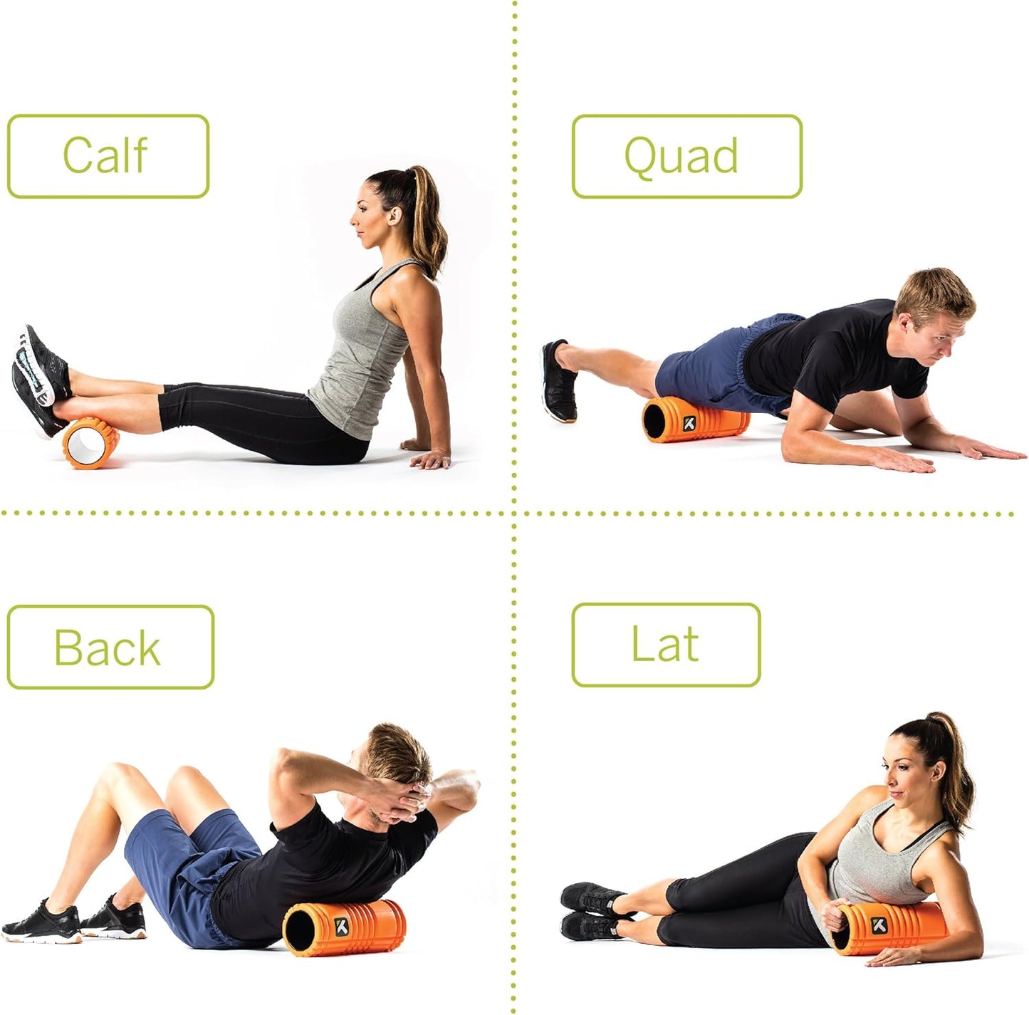 TriggerPoint Grid 1.0 Foam Roller - 13" Multi-Density Massage Roller for Deep Tissue & Muscle Recovery - Relieves Tight, Sore Muscles & Kinks, Improves Mobility & Circulation - Targets Key Body Parts