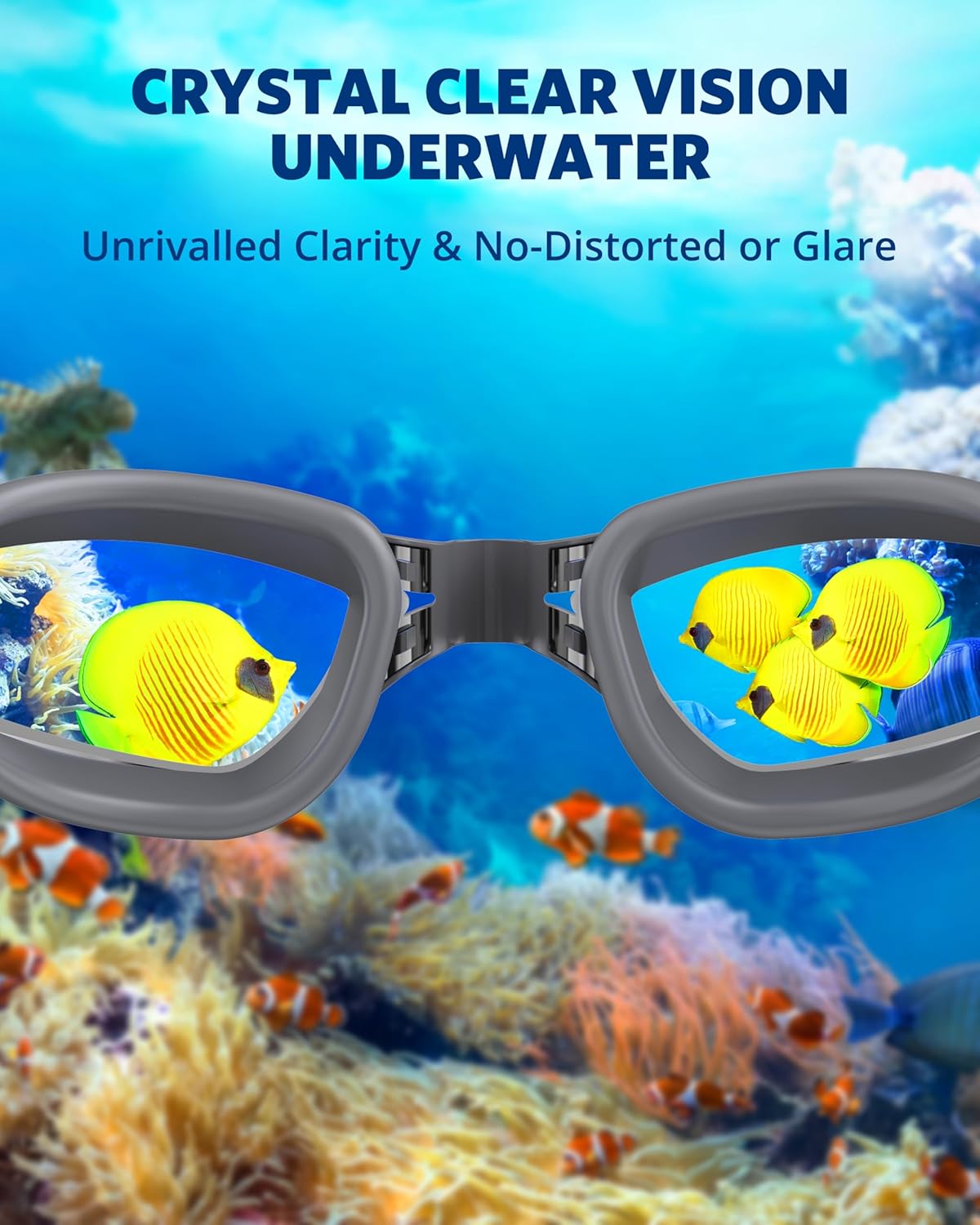 Aegend Swim Goggles, Swimming Goggles No Leaking Full Protection Adult Men Women Youth