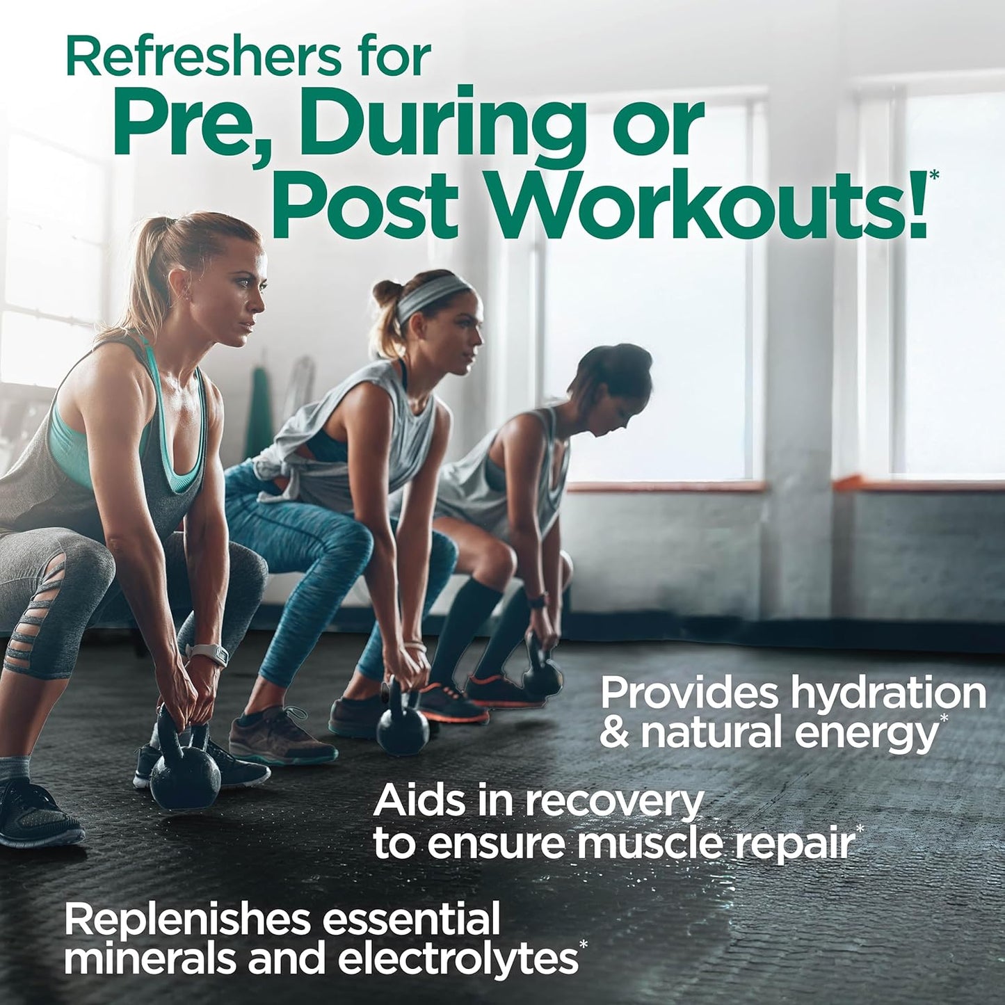 COUNTRY FARMS Refreshers, Super Greens and Electrolytes, Essential Minerals and Superfoods, Hydration Support, Promotes Natural Energy, with Fiber, Tropical Mango, 30 Servings