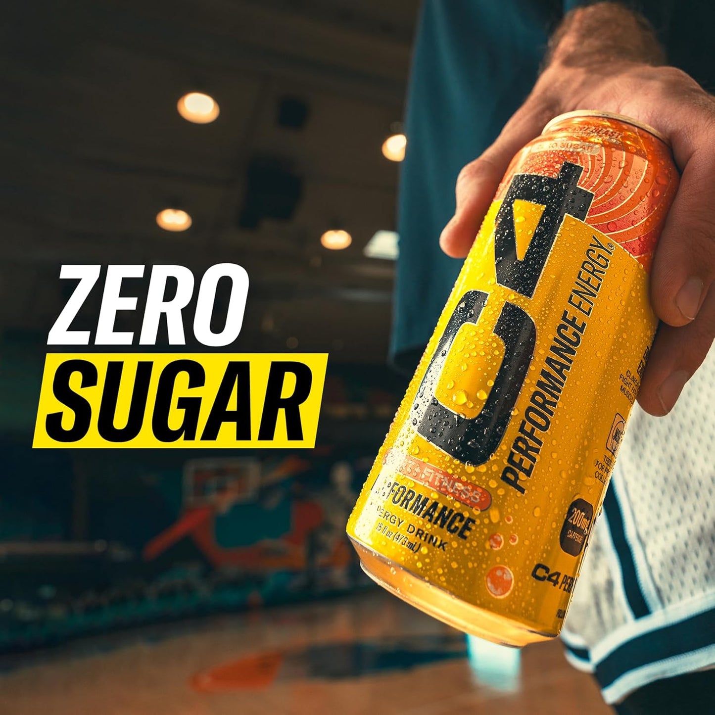 C4 Original Sugar Free Energy Drink | Orange Slice | Pre Workout Performance Drink with No Artificial Colors or Dyes,12 Fl Oz (Pack of 12)