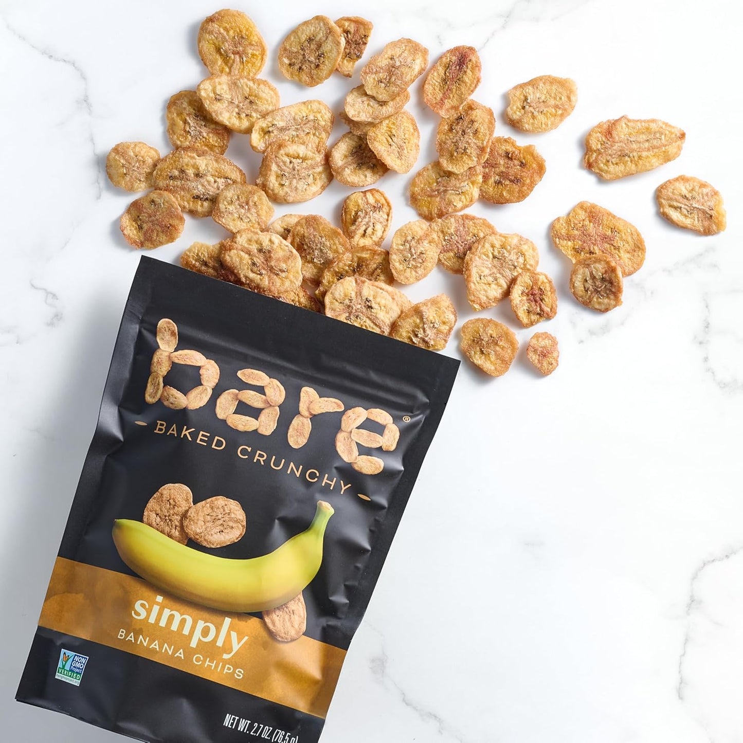 Bare Baked Crunchy, Simply Banana, 2.7 Ounce (Pack of 6)
