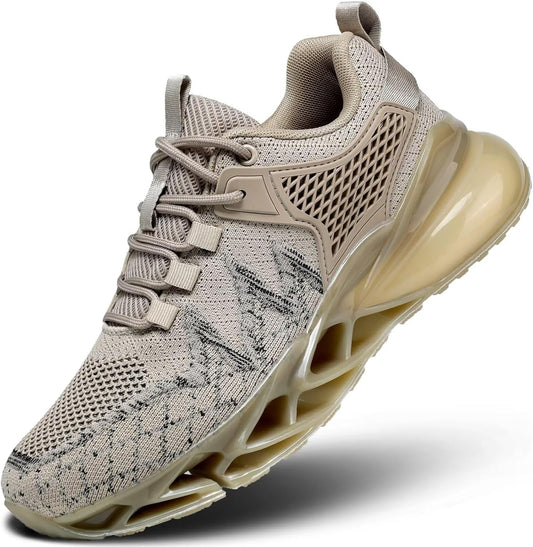 Men's Running Shoes Blade Tennis Walking Fashion Sneakers Breathable Non Slip Gym Sports Work Trainers