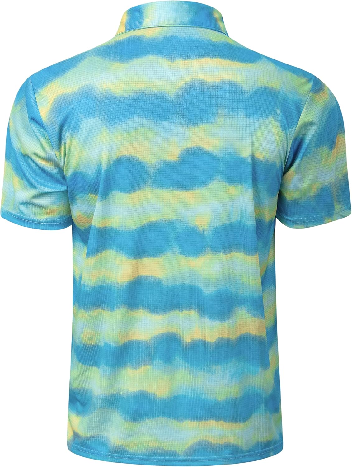 TAPULCO Mens Quick Dry Polo Shirts Camouflage Pattern Performance Athletic Lightweight Breathable Casual Golf Tshirts