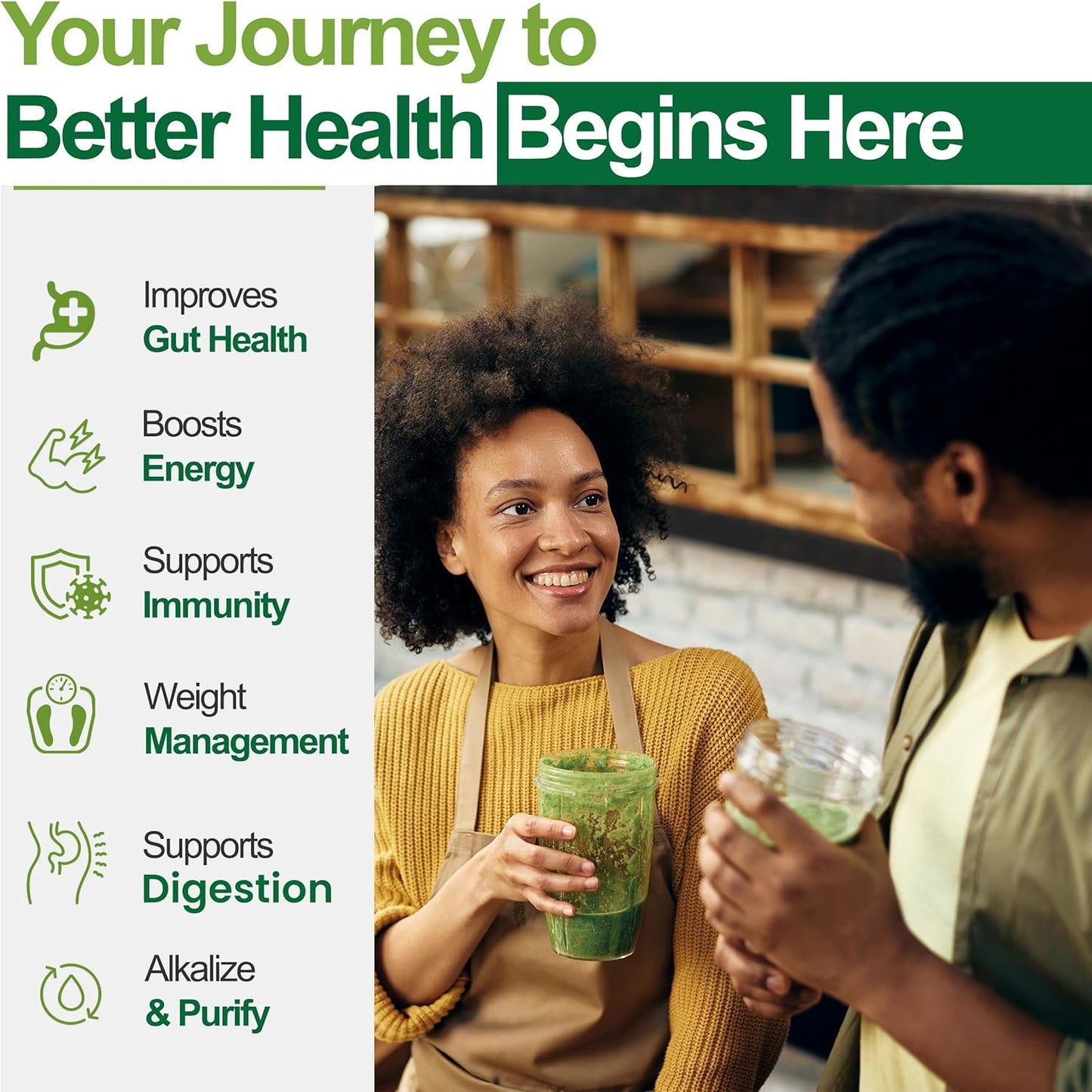 Teami Organic Super Greens Powder for Immunity & Digestion, Non-GMO Greens Superfood Powder to Support Energy, 16 superfood Ingredients, Sugar-Free Veggie Powder for Juice & Smoothie, 32 Servings