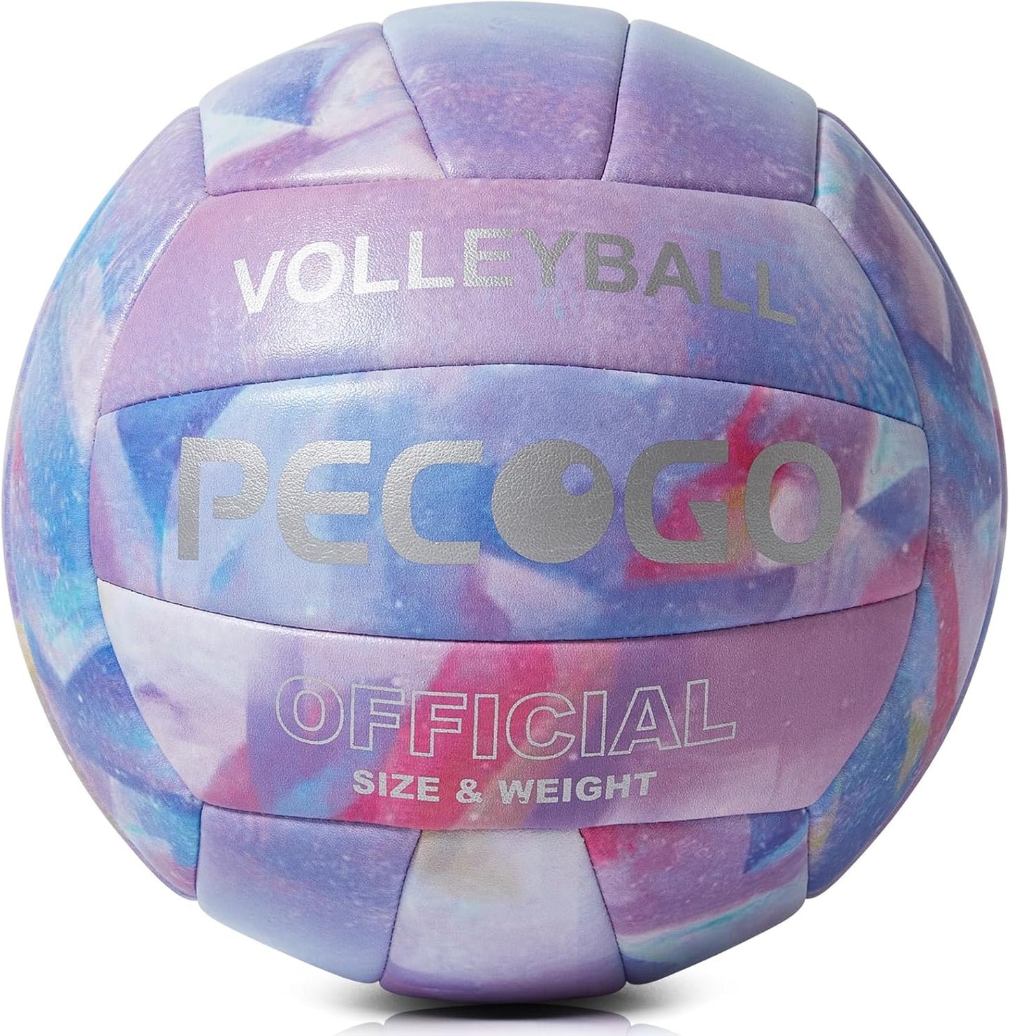Volleyball Size 5 PU Leather Soft Indoor Outdoor Volleyballs Sports Training Game Play Ball for Beginner, Teenager, Adult, 8.2