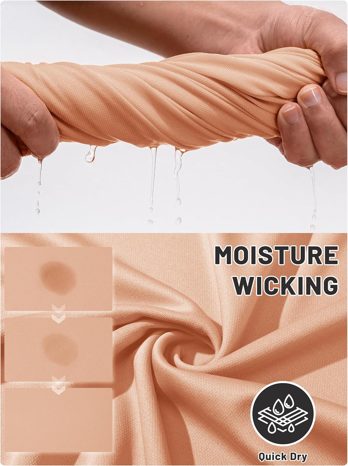 TACVASEN Mens Golf Shirt Dry Fit Mens Polo Shirts Short Sleeve Performance Golf Polos for Men with Collar Work Shirts