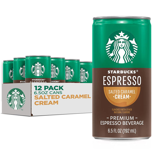 Starbucks Doubleshot, Salted Caramel, 6.5 Ounce, 12 Count (Packaging May Vary)