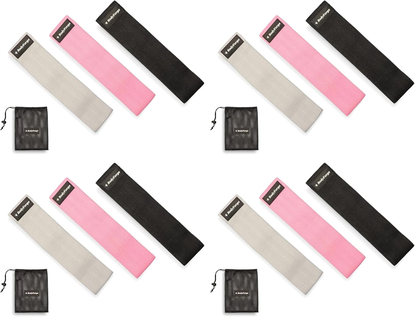 BodyForge Resistance Bands, Exercise Bands, Resistance Bands for Working Out, Work Out Bands with Handles for Men and Women Fitness, Strength Training Home Gym Equipment