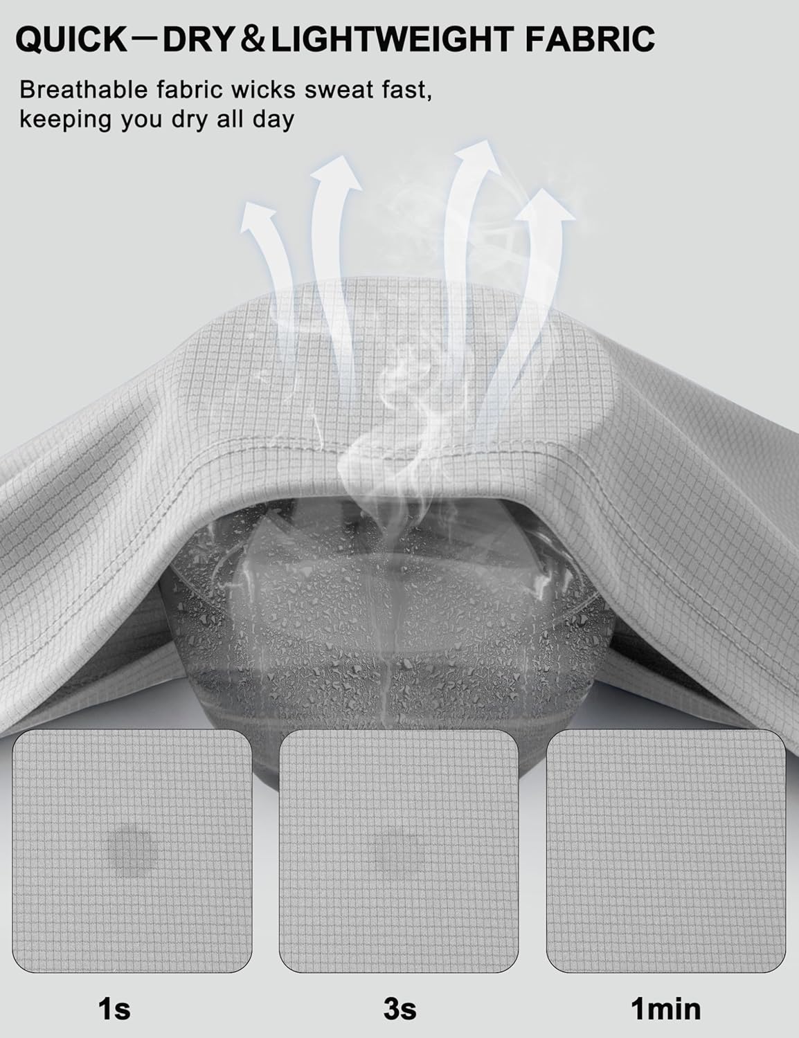 MAGCOMSEN Mens Rash Guard Short Sleeve UPF 50+ Sun UV Quick Dry Shirts Workout Swim Running Athletic T-Shirt