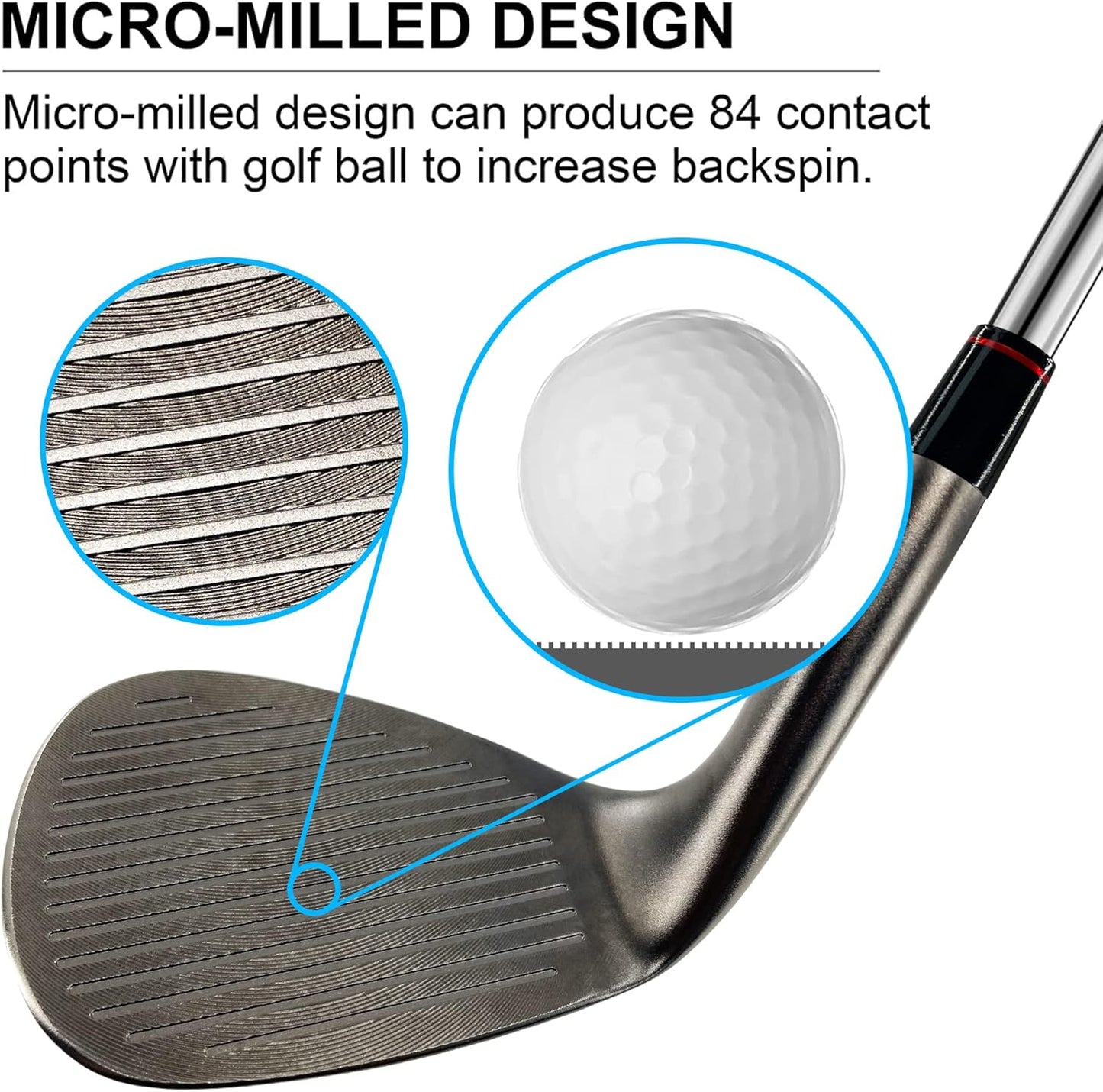 Yamato Golf Wedge Set or Individual Golf Wedges 50/52/54/56/58/60 Golf Gap Wedge Sets Sand Wedge|Lob Wedge Golf Clubs for Men & Women Milled Face for High Spin