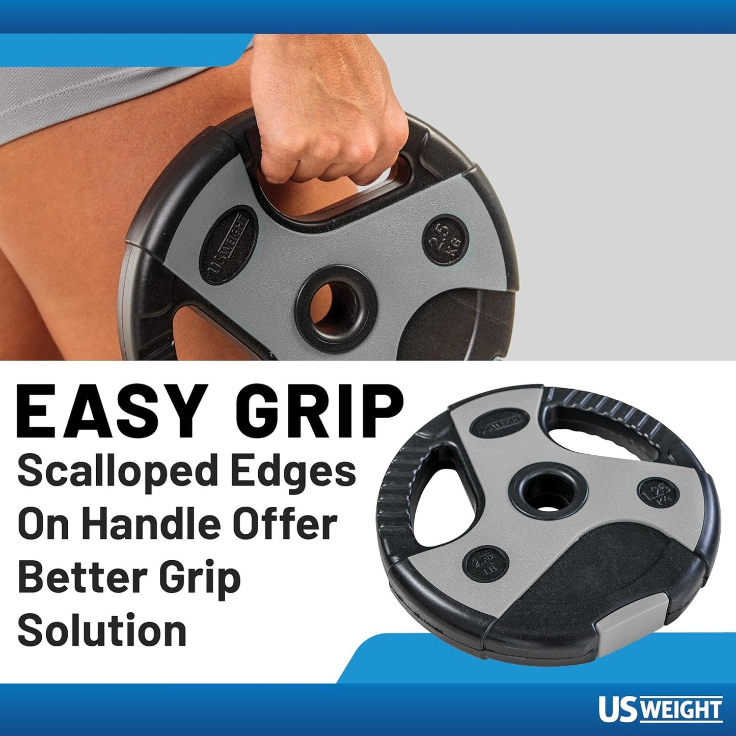 US Weight Adjustable Weight Set with 55" Barbell, Dumbbells, and Kettlebell Handle – Versatile Exercise Equipment for Home Gym Workouts