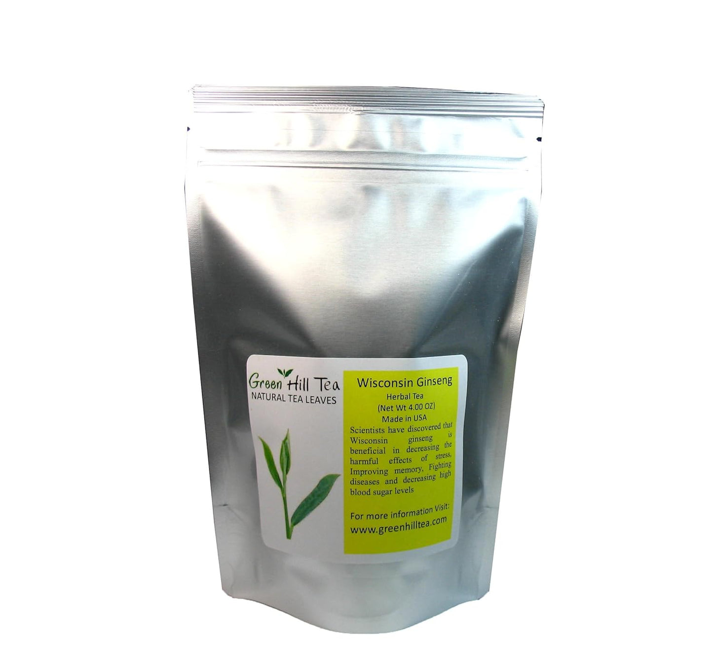 Genuine Wisconsin Ginseng Tea, A Refreshing Favourite beverage for Athletes – 4 Oz Bag