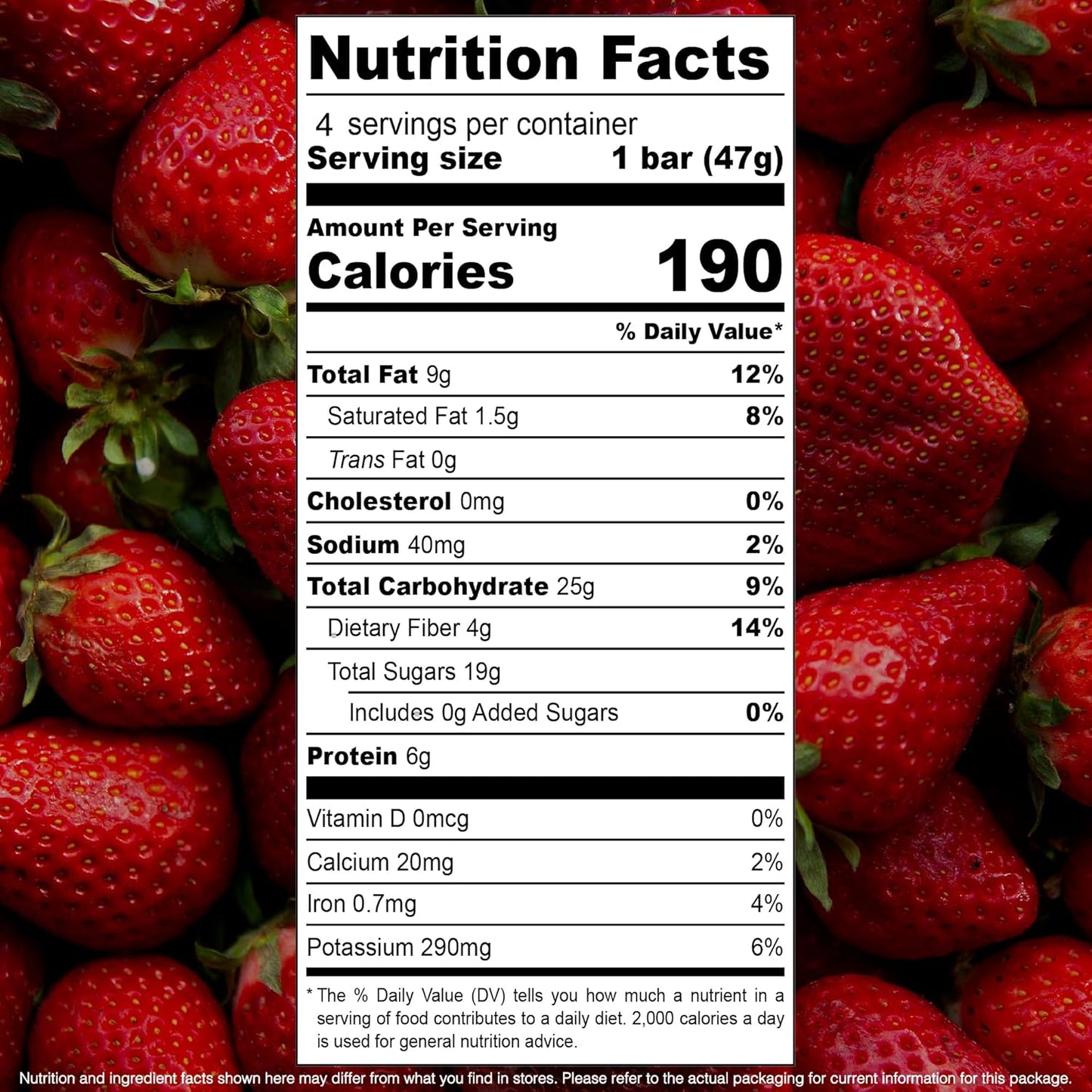 JONESBAR (Peanut Butter & Jelly, 4 Count (Pack of 1)), USDA Organic Fruit & Nut Bar, Non-GMO, Kosher, Vegan, Gluten Free, Simple Snack Bar