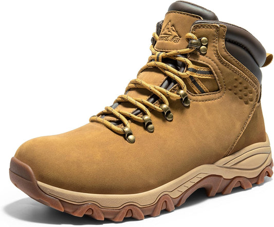 NORTIV 8 Mens Hiking Winter Snow Insulated Waterproof Outdoor Boots