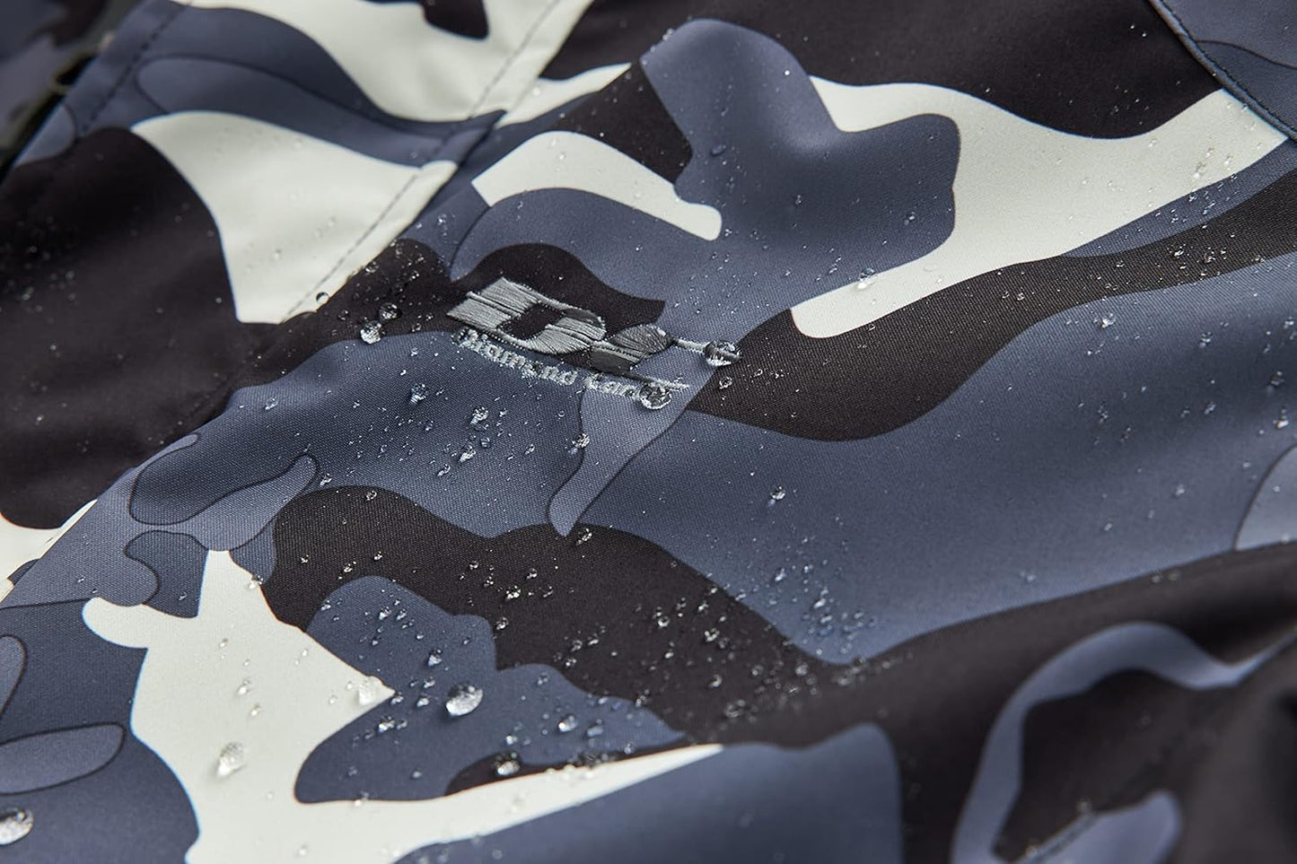 Diamond Candy Men's Hooded Waterproof Jacket Lightweight Rain Jacket Outdoor Casual Sportswear