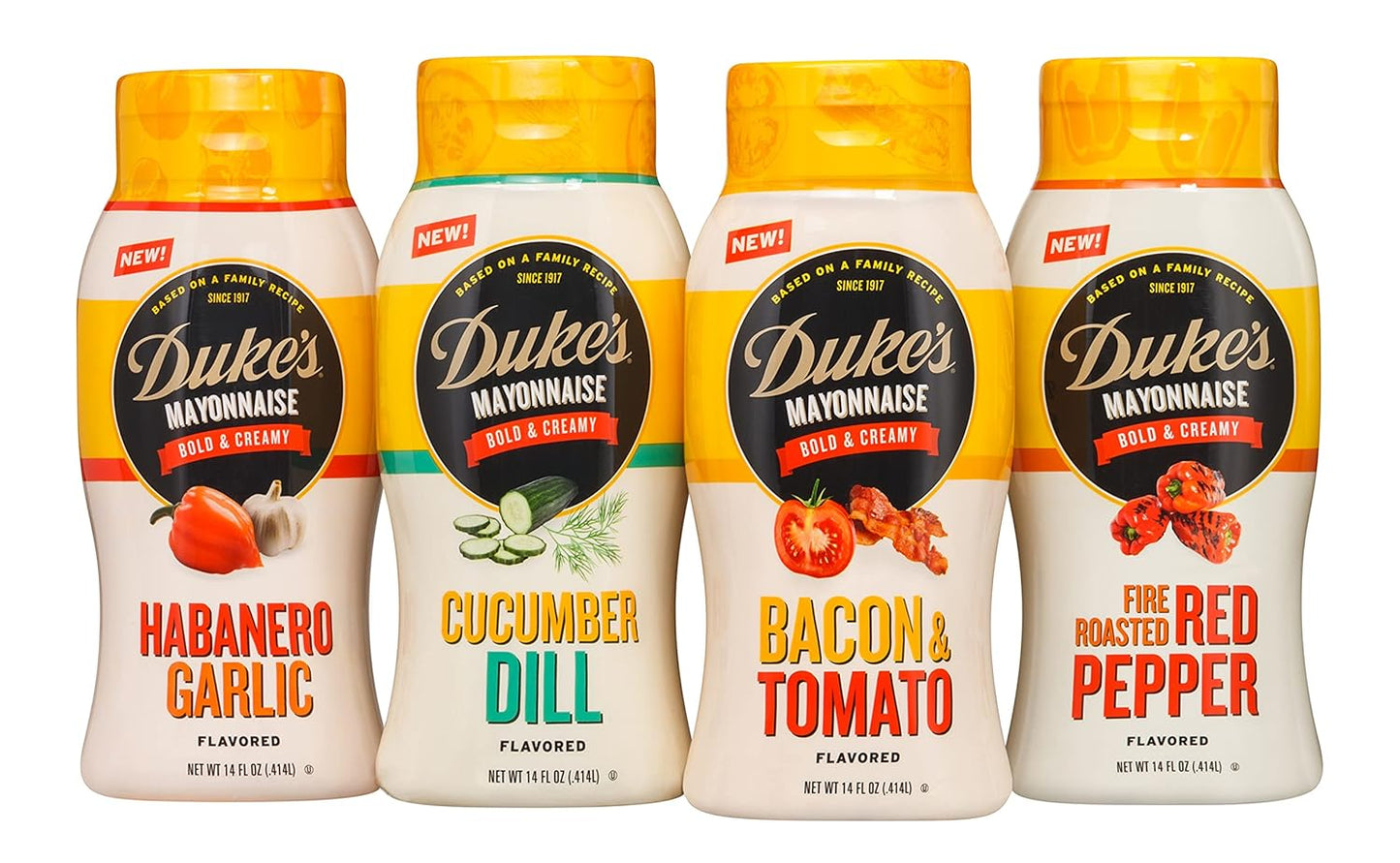 Duke's Fire Roasted Red Pepper Flavored Mayonnaise (Pack of 2)