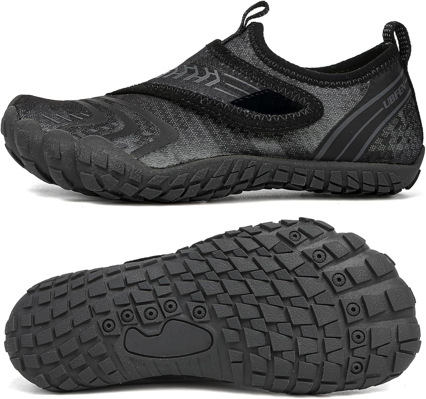 UBFEN Water Shoes for Kids Boys Girls Aqua Socks Barefoot Beach Sports Swim Pool Quick Dry Lightweight Toddler Little Big Kid