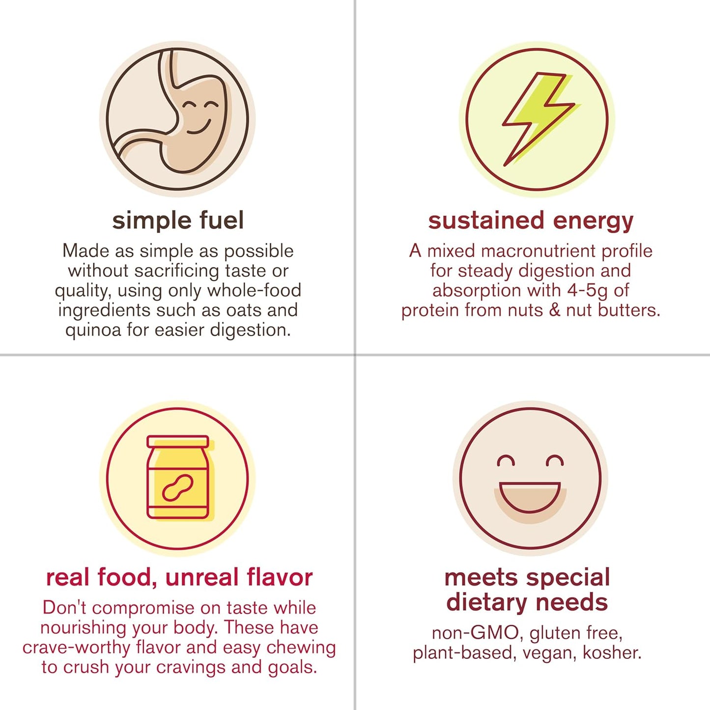 Skratch Labs Energy Bar | Variety Pack (12 Pack) | Plant Based Healthy Snack | Low Sugar, Plant Protein, Ancient Grains | Non-GMO, Gluten Free, Soy Free, Vegan, Kosher