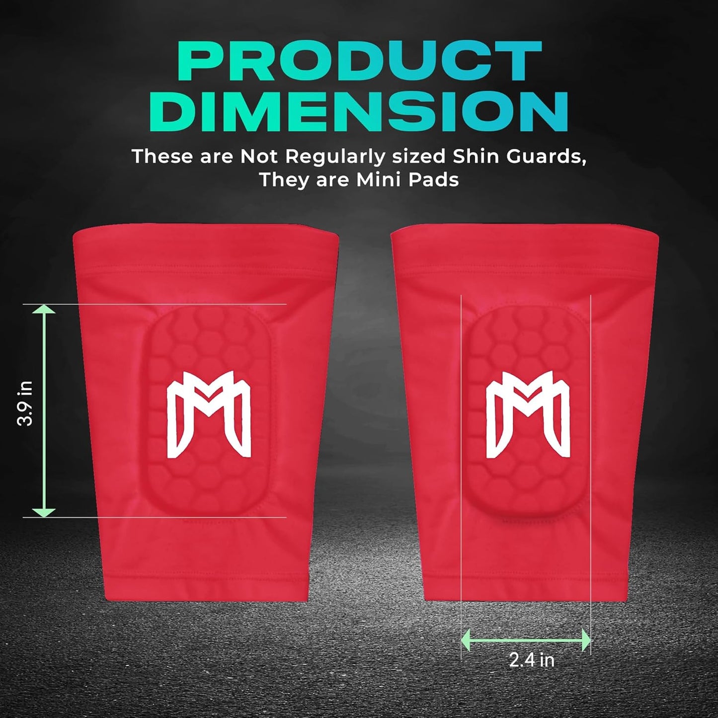 Mini Shin Guards Soccer – Built in Shin Pad Sleeves for Mens, Women, Teens - Small Shin Guards - Lightweight, Breathable Shin Defender Leg Protection