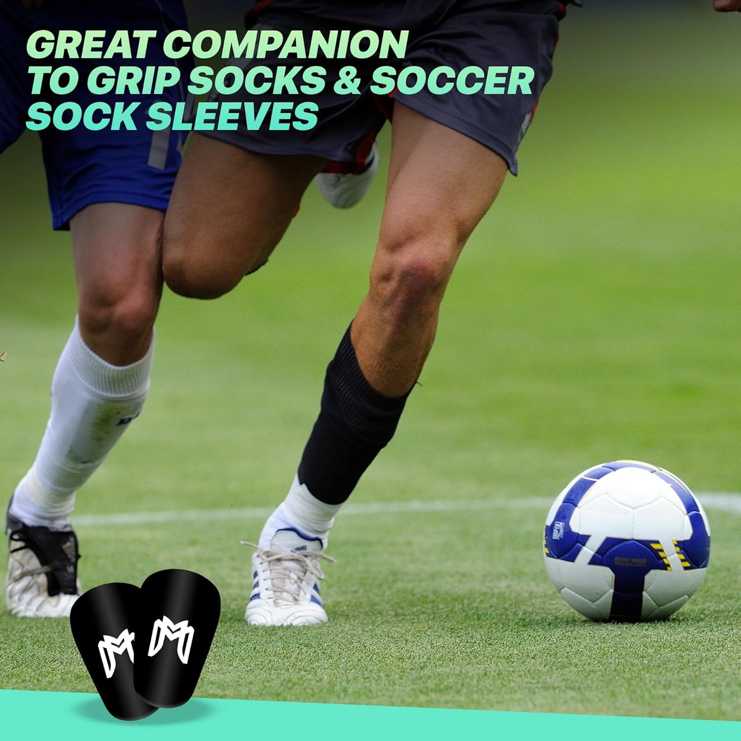 MiniGuards - Mini Shin Guards for Soccer Players - Tiny Shin Pads for Men, Women, Teens - Miniature Shin Guards 3.9 x 2.4 inch - Perfect for High Level Soccer Athletes