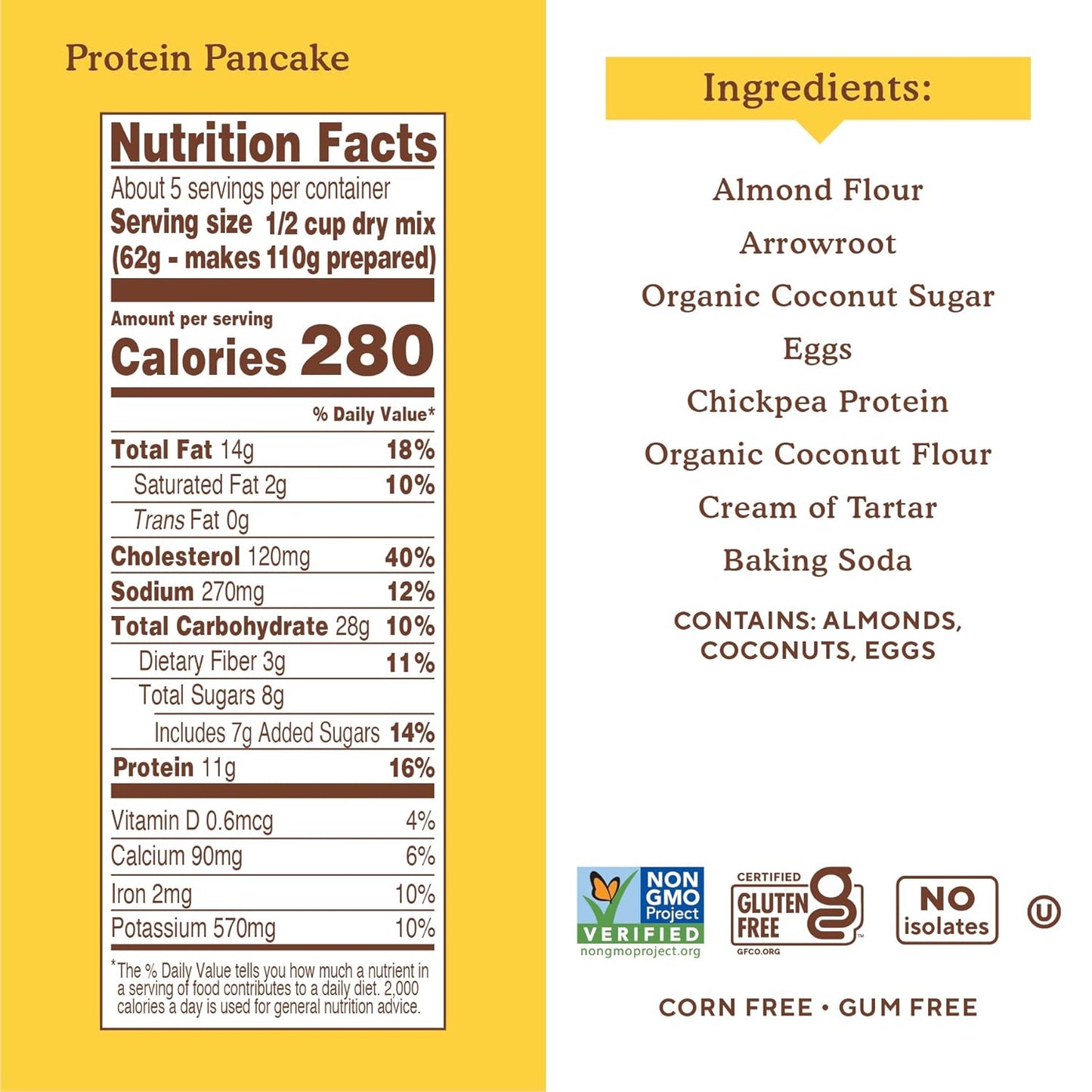 Simple Mills Almond Flour Pancake & Waffle Mix Variety Pack (Original, Cocoa, and Original Protein) - Gluten Free, Non-GMO, Breakfast (Pack of 3)