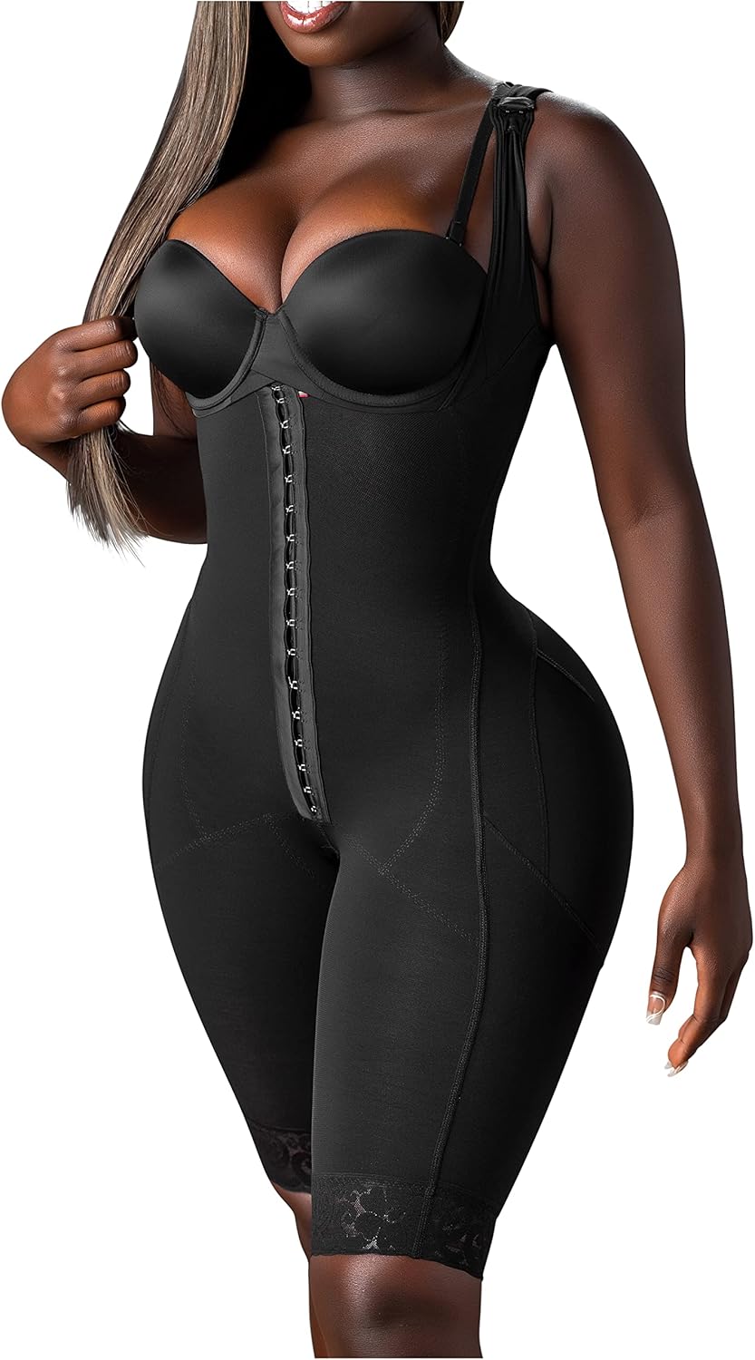 Snatched Body Post Surgery Stage 1 Faja Without Bra | Fajas Colombianas Moldeadoras for BBL |High Compression Faja