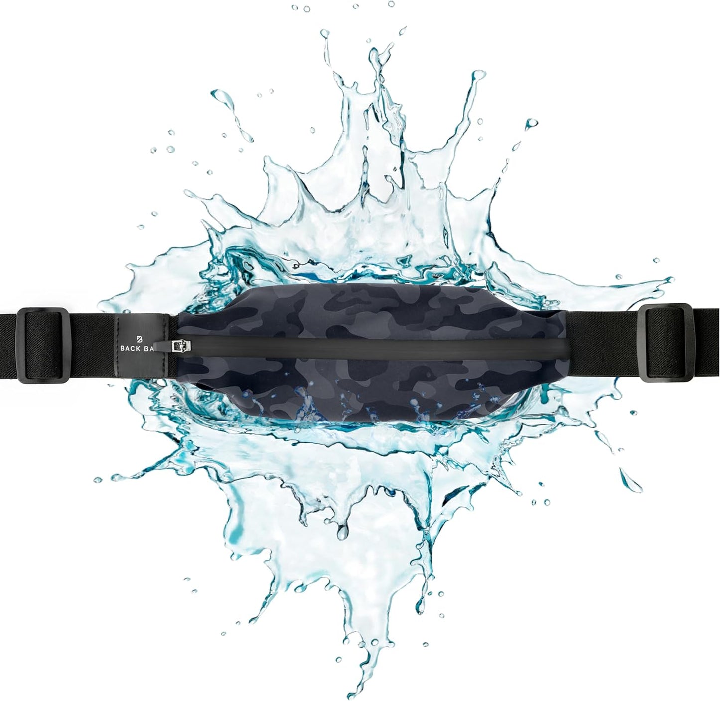 Back Bay Slim Running Belt for Women & Men [Fits ALL Phones], Runners Fanny Pack for Men, Money Belt, Running Gear Gift, Waist Bag Workout Gear, iPhone Runner's Phone Holder Waist Pack