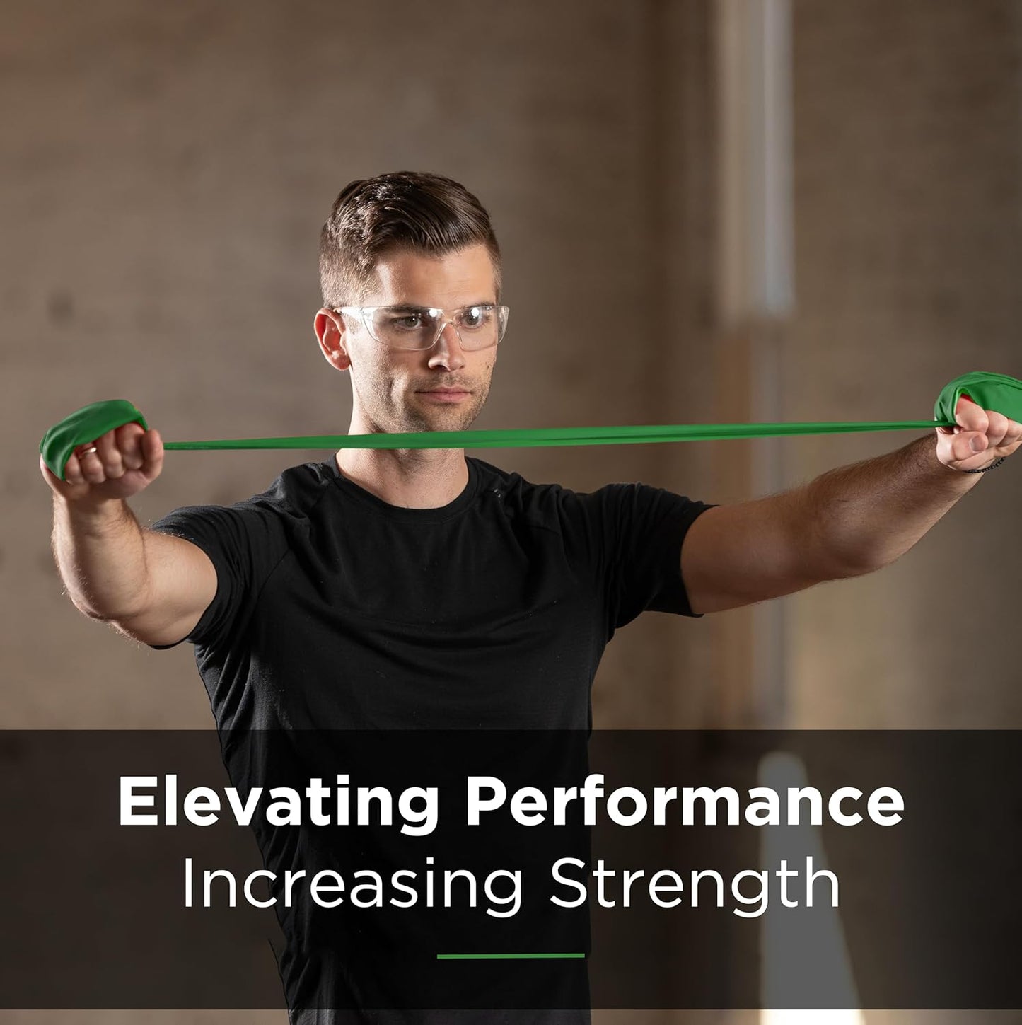 THERABAND Professional Latex Resistance Bands, Individual 6 Ft Elastic Band for Upper & Lower Body Exercise, Physical Therapy, Pilates, At-Home Workouts, 6 Foot, Green, Heavy, Level 4