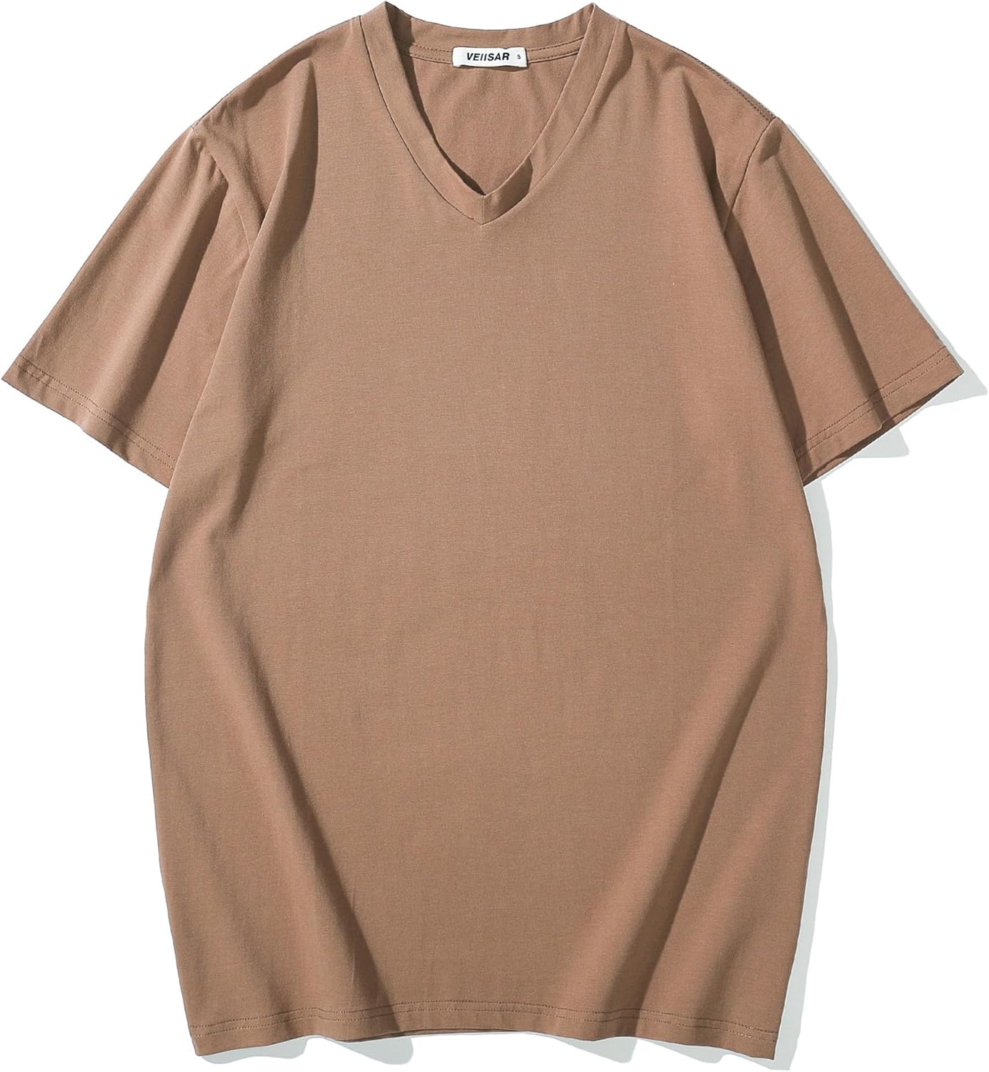 VEIISAR Premium V Neck T Shirts for Men - Modern Fitted Tees Vneck Undershirts